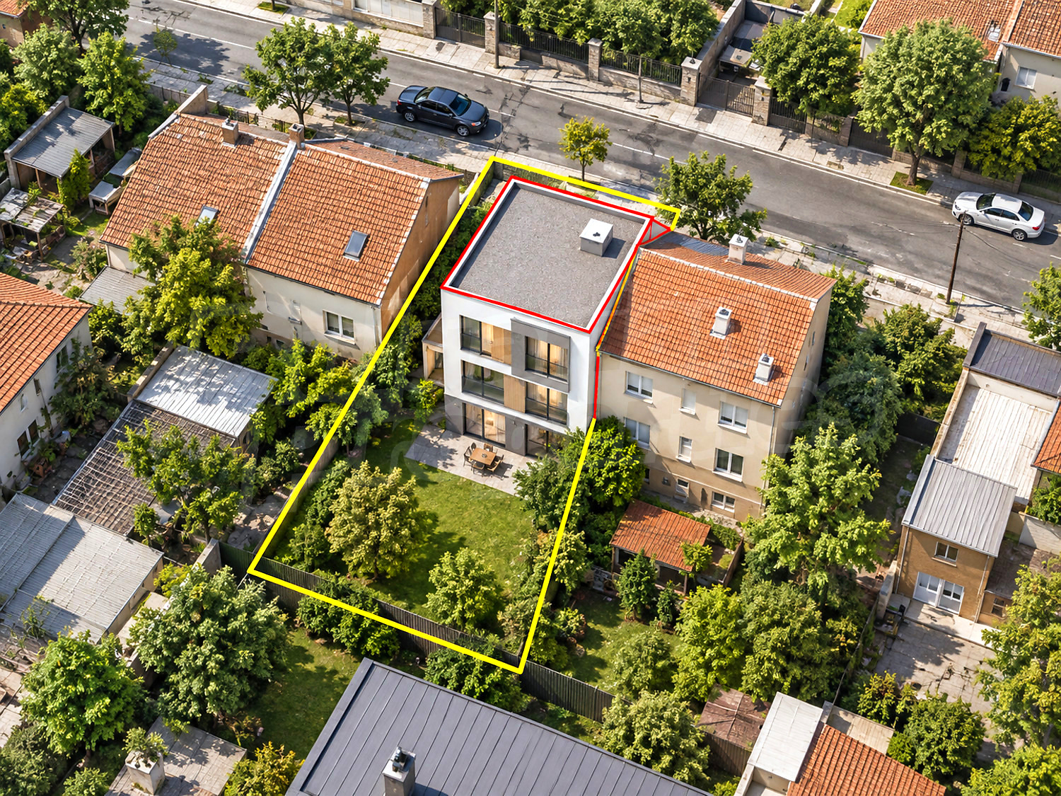 outside, garden, facade