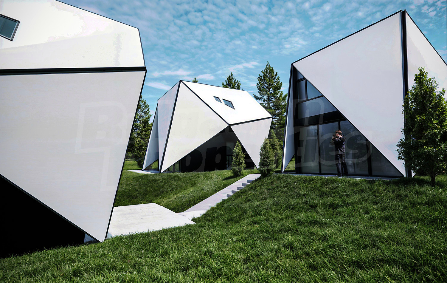 outside, facade, garden, green area