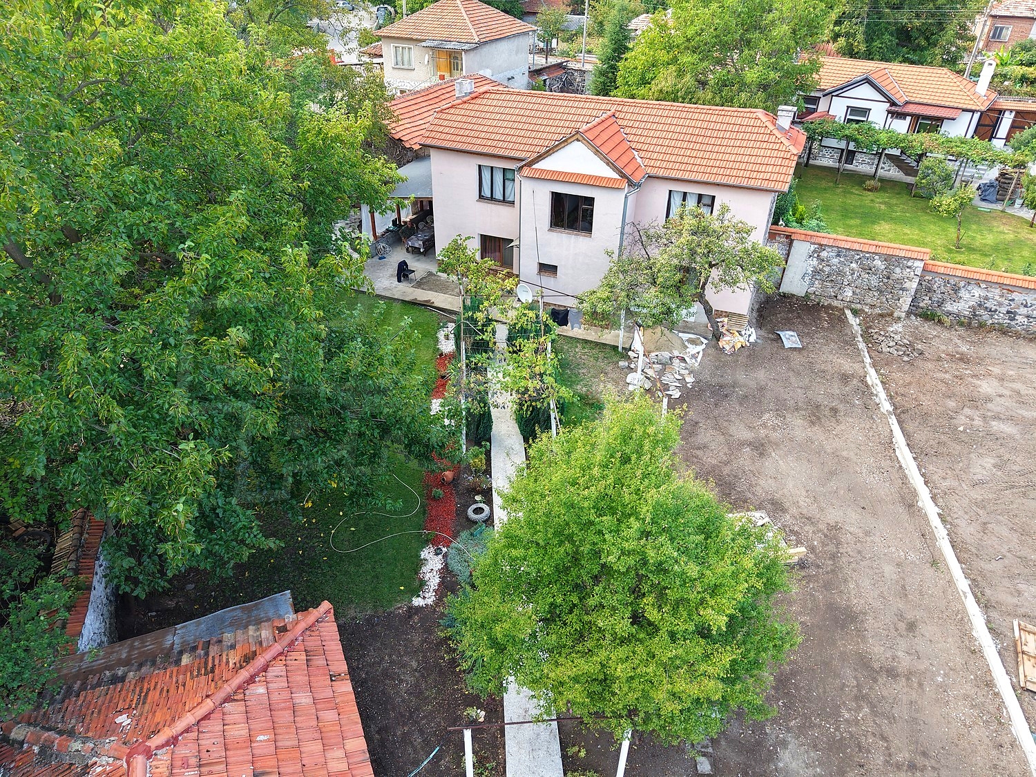 outside, garden, facade