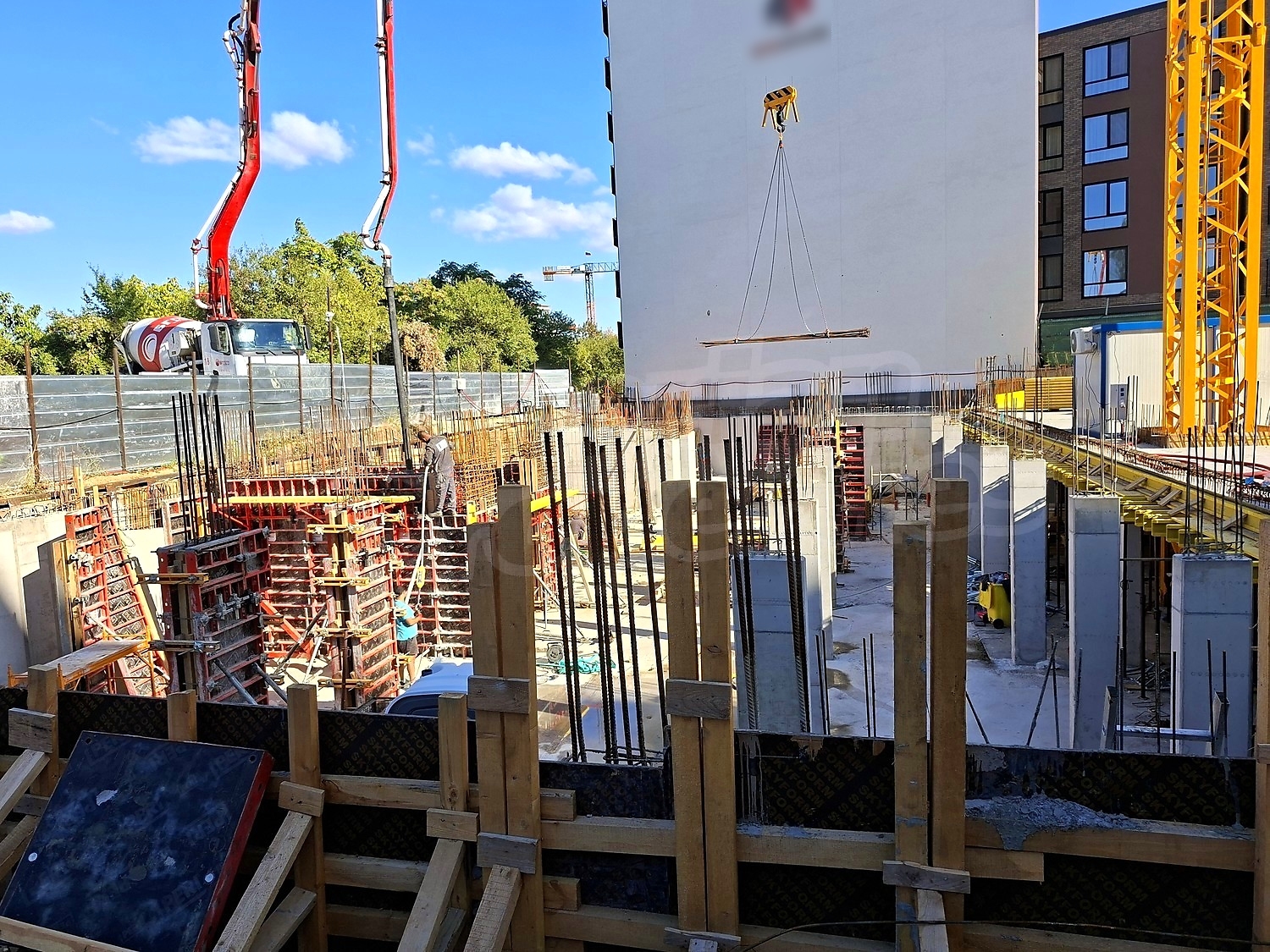 outside, construction