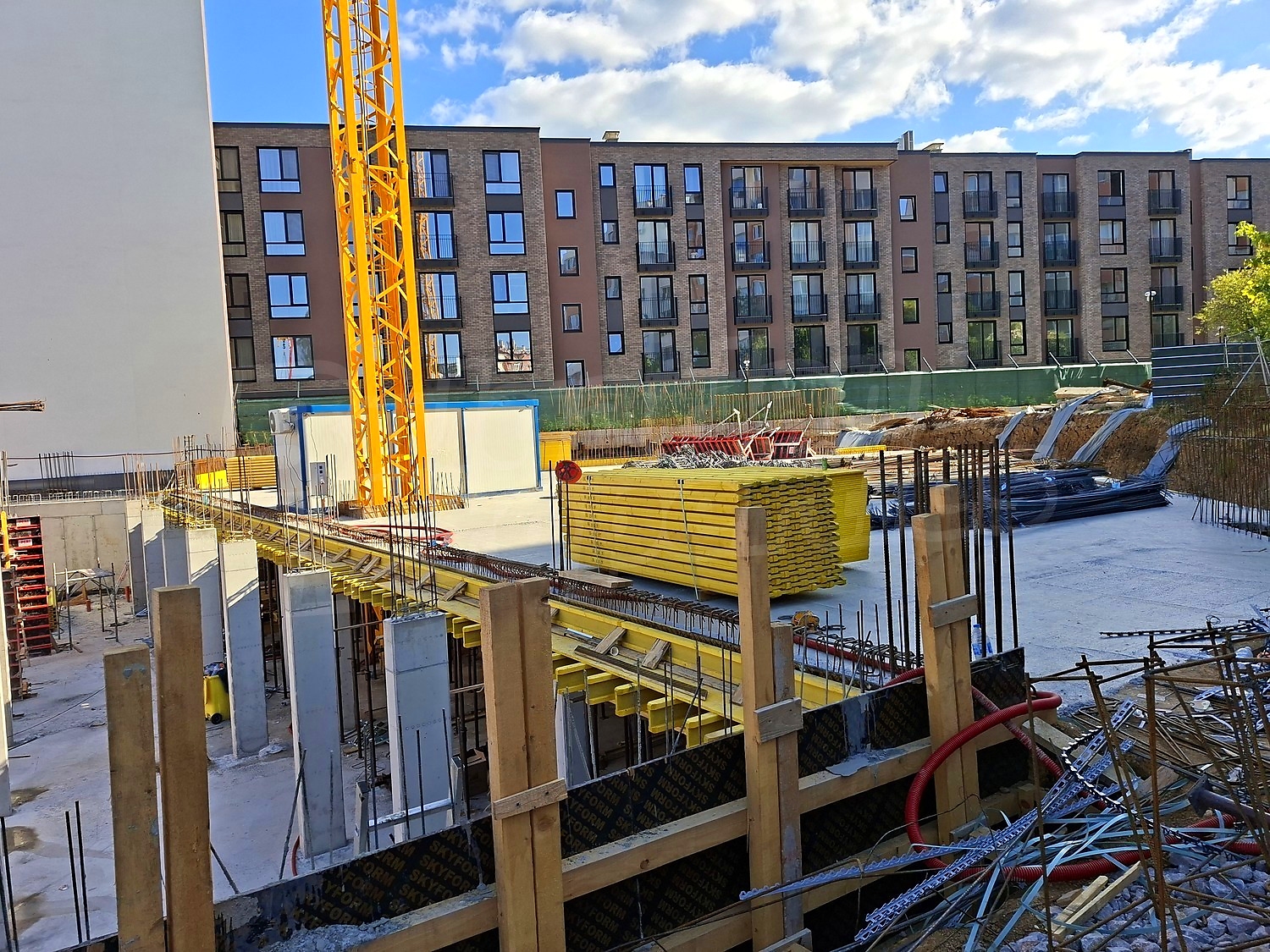 outside, facade, construction