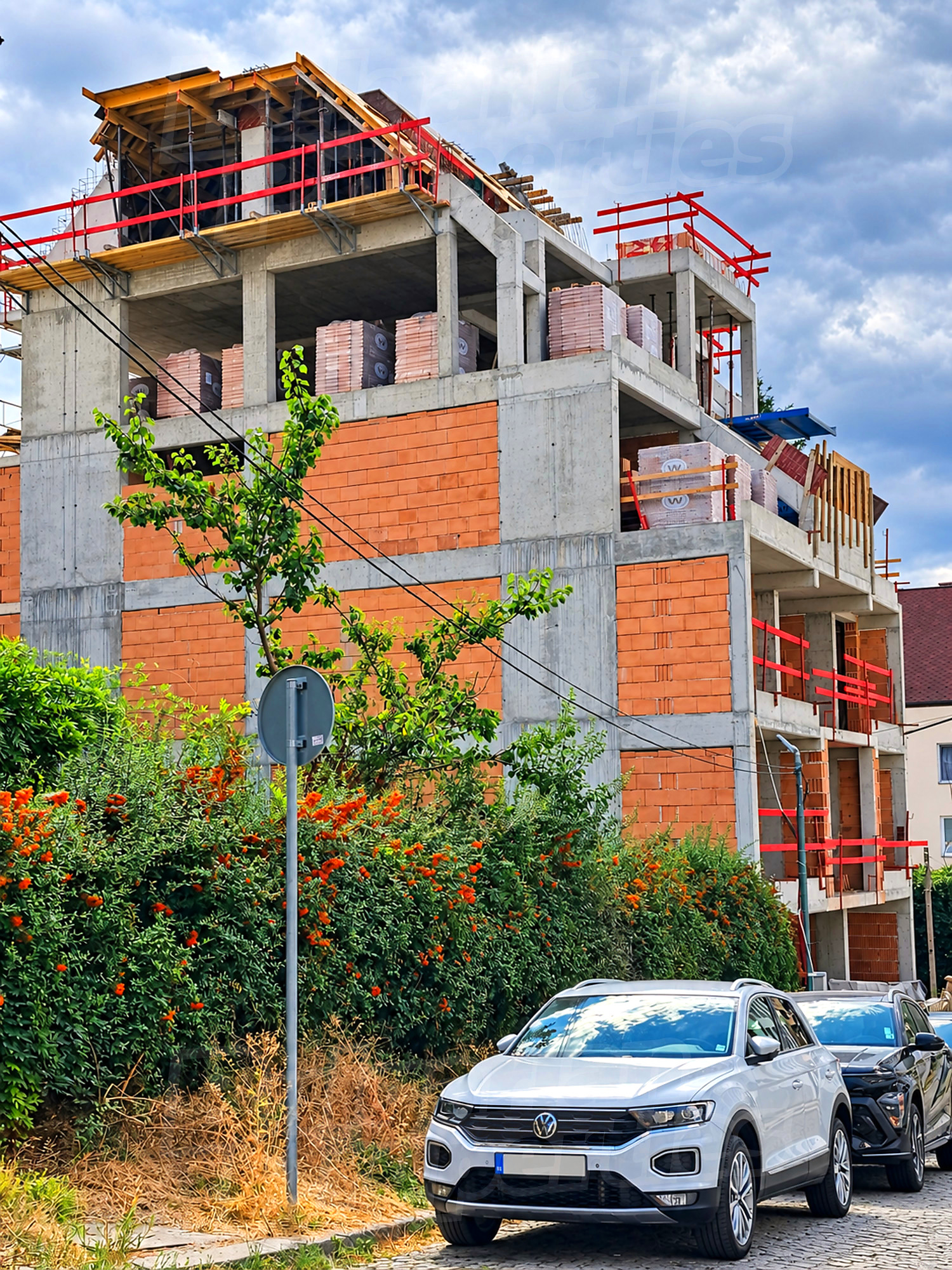 outside, facade, parking