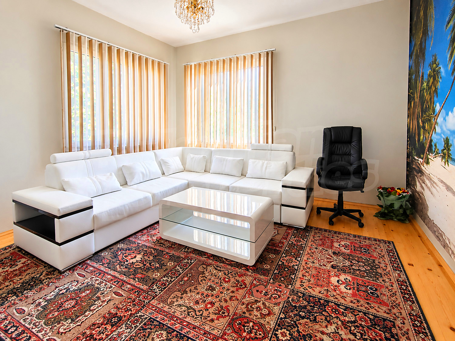 inside, living room, furnished
