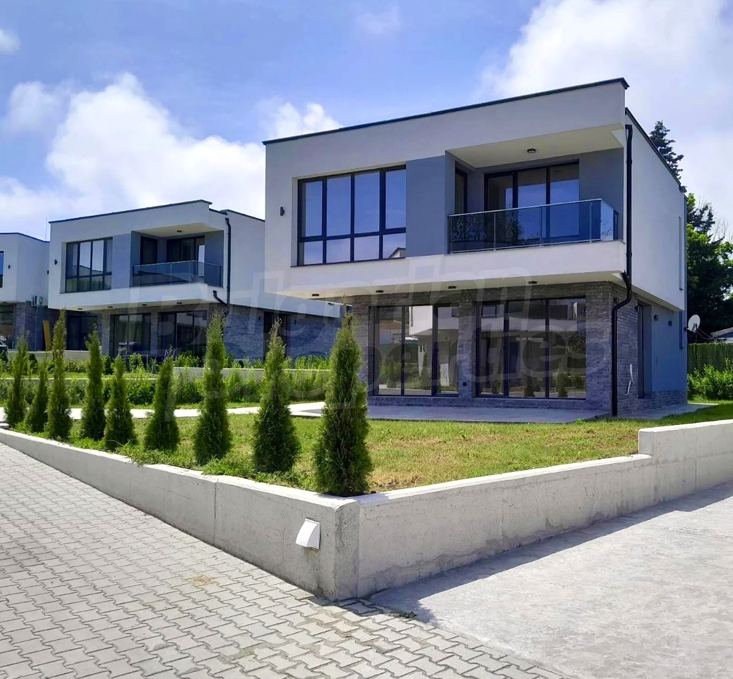 facade, outside, garden