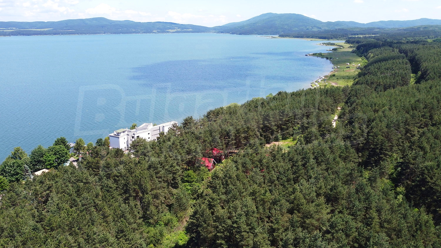 outside, sea, green area, view from balcony