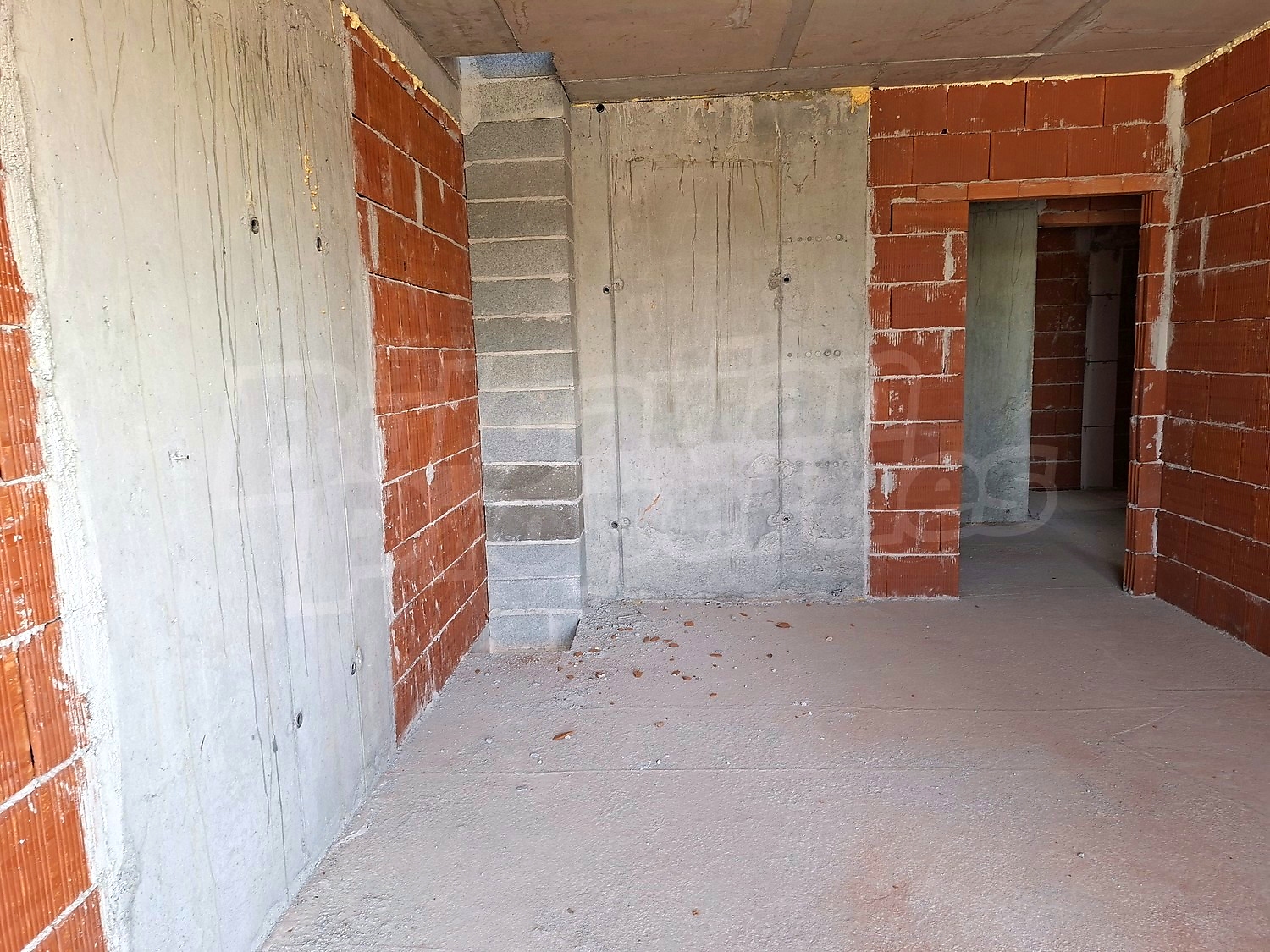 inside, unfurnished