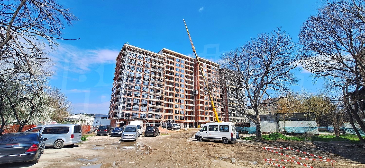 facade, parking, outside, construction