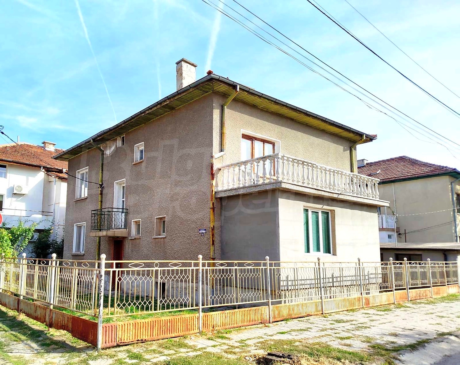 facade, outside, balcony, garden