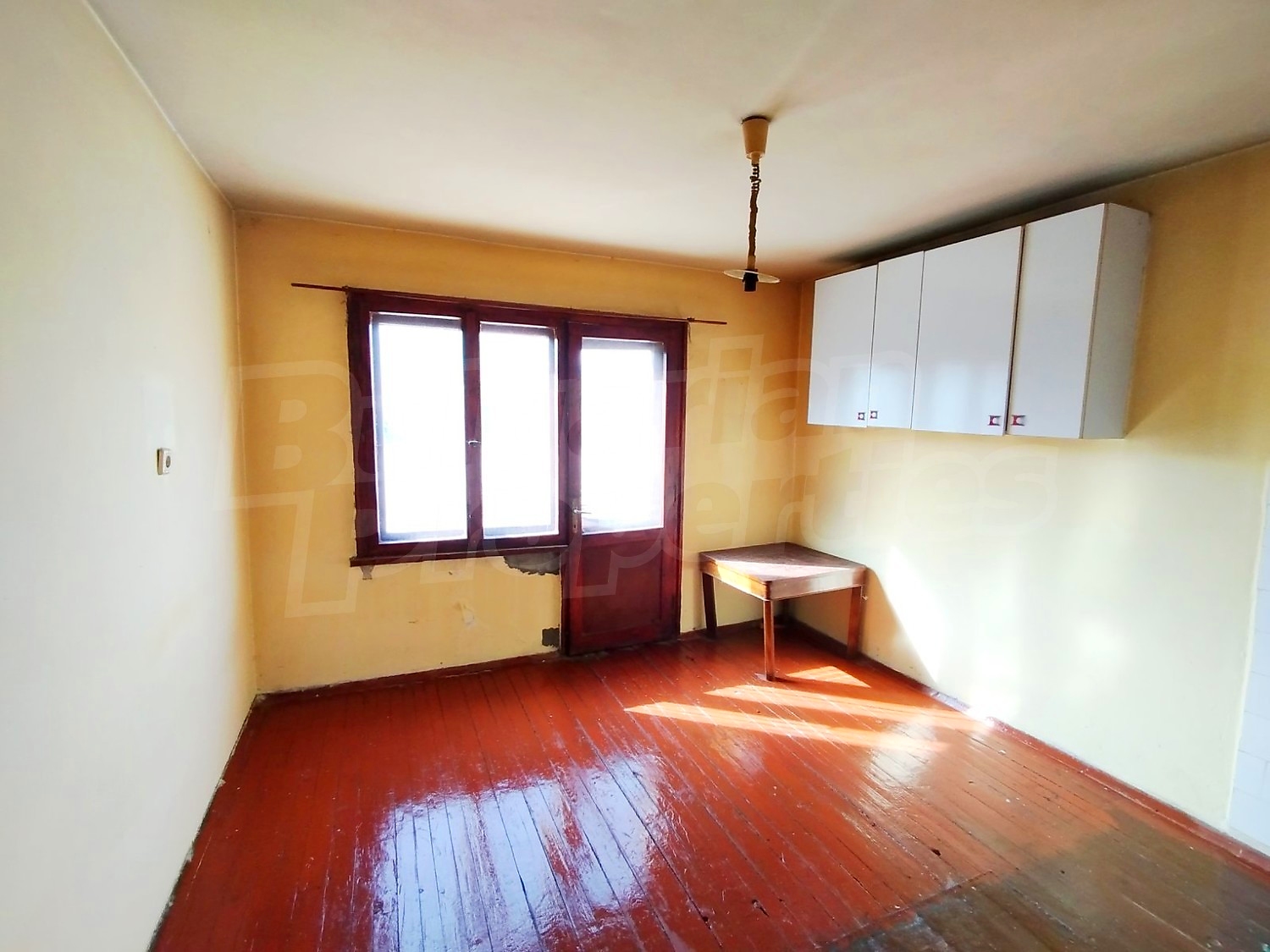 inside, unfurnished
