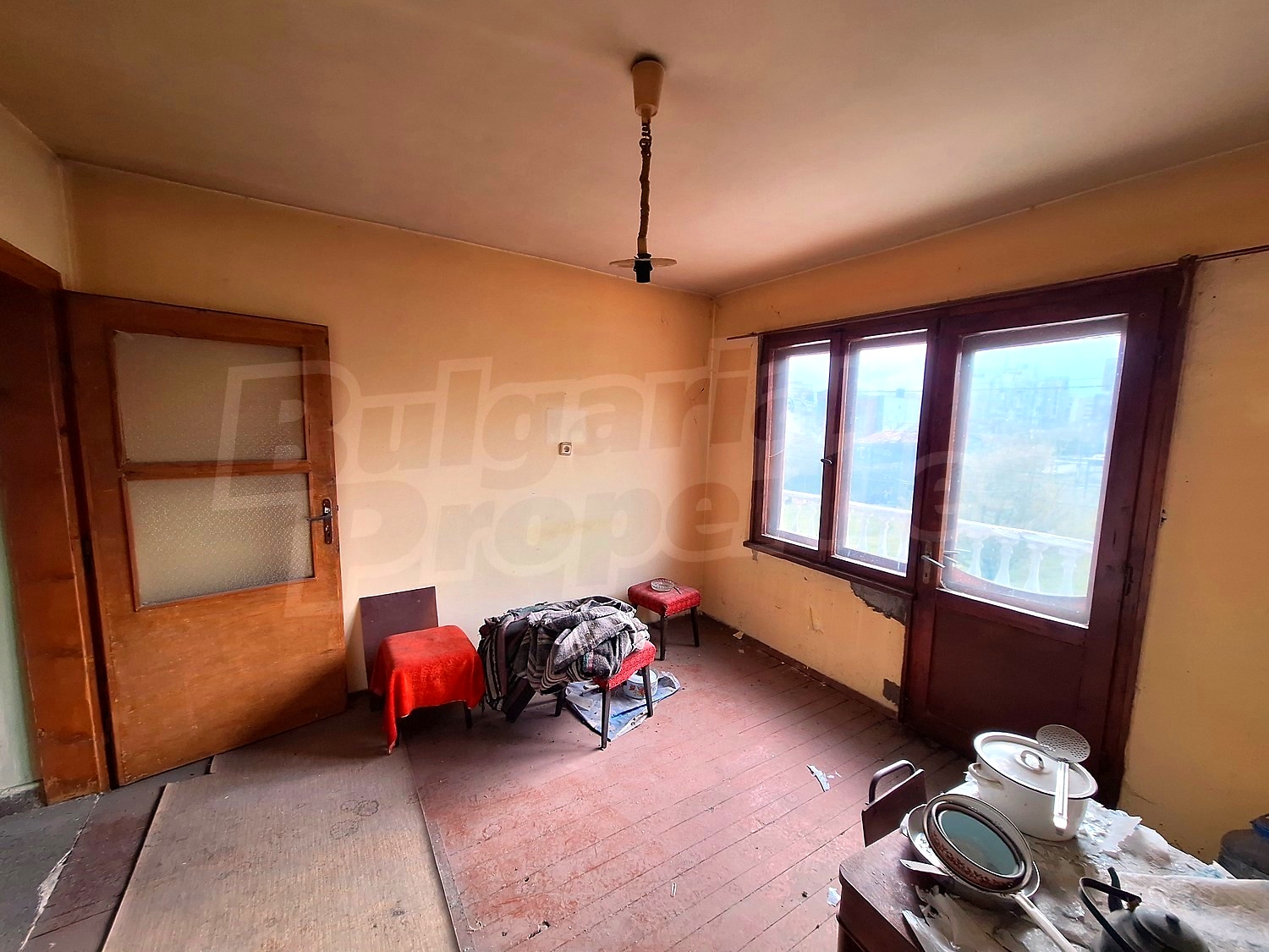inside, unfurnished