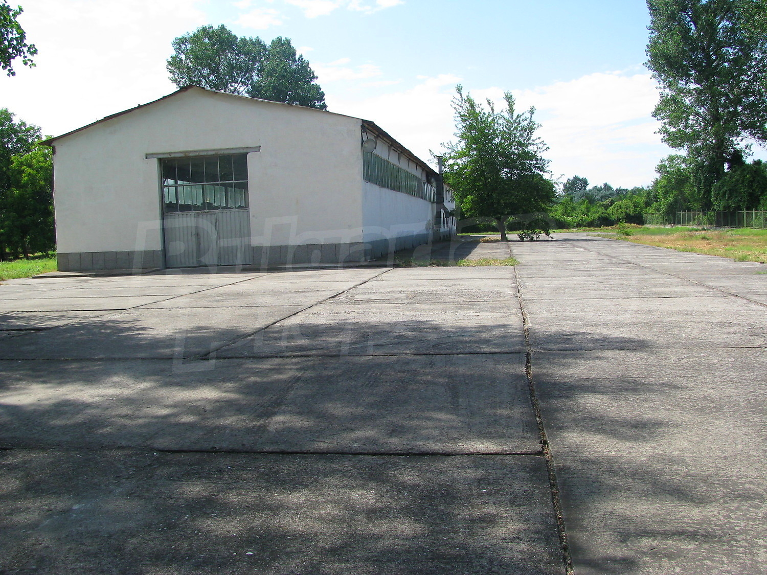 outside