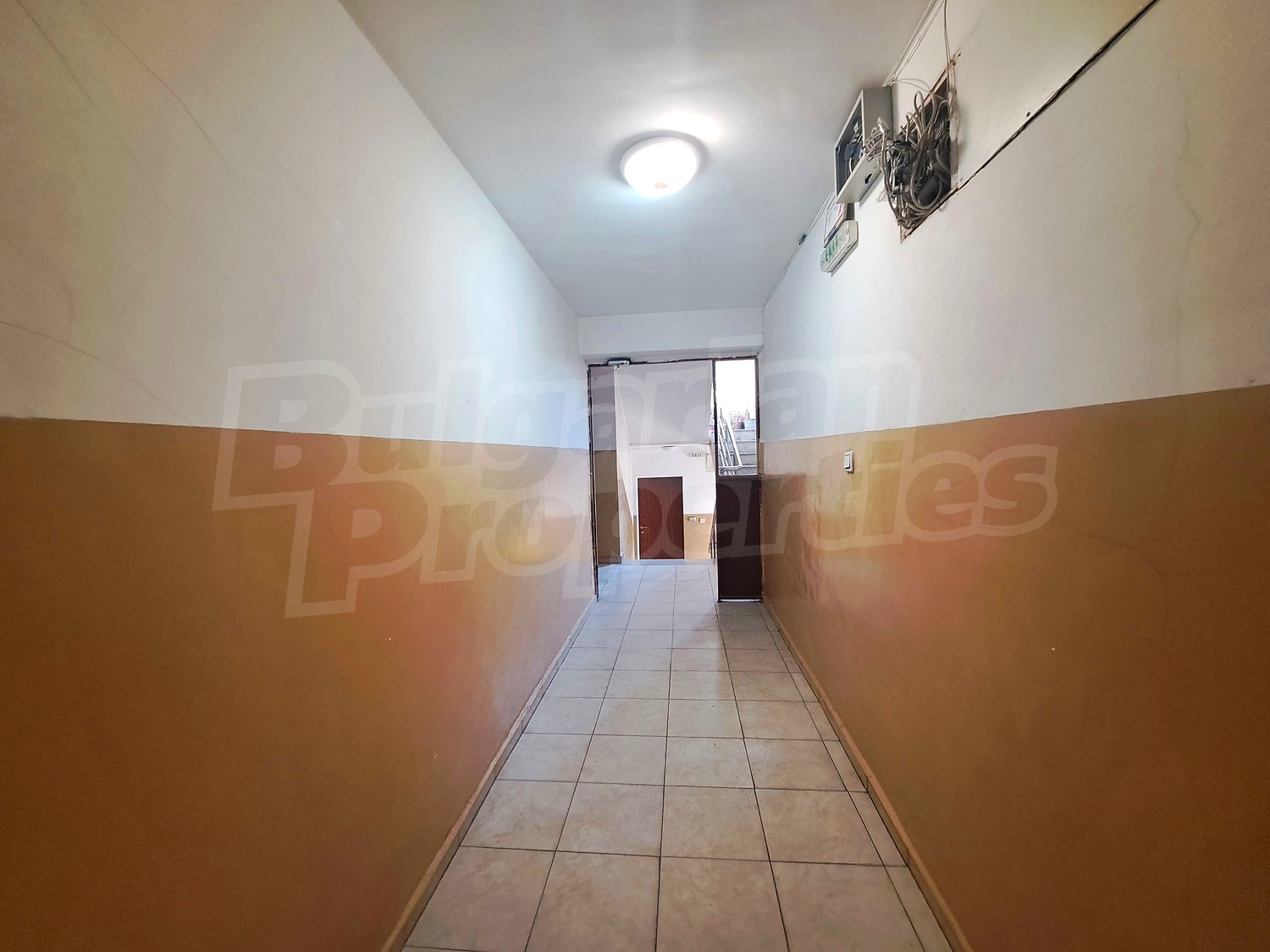 hallway, inside building entrance