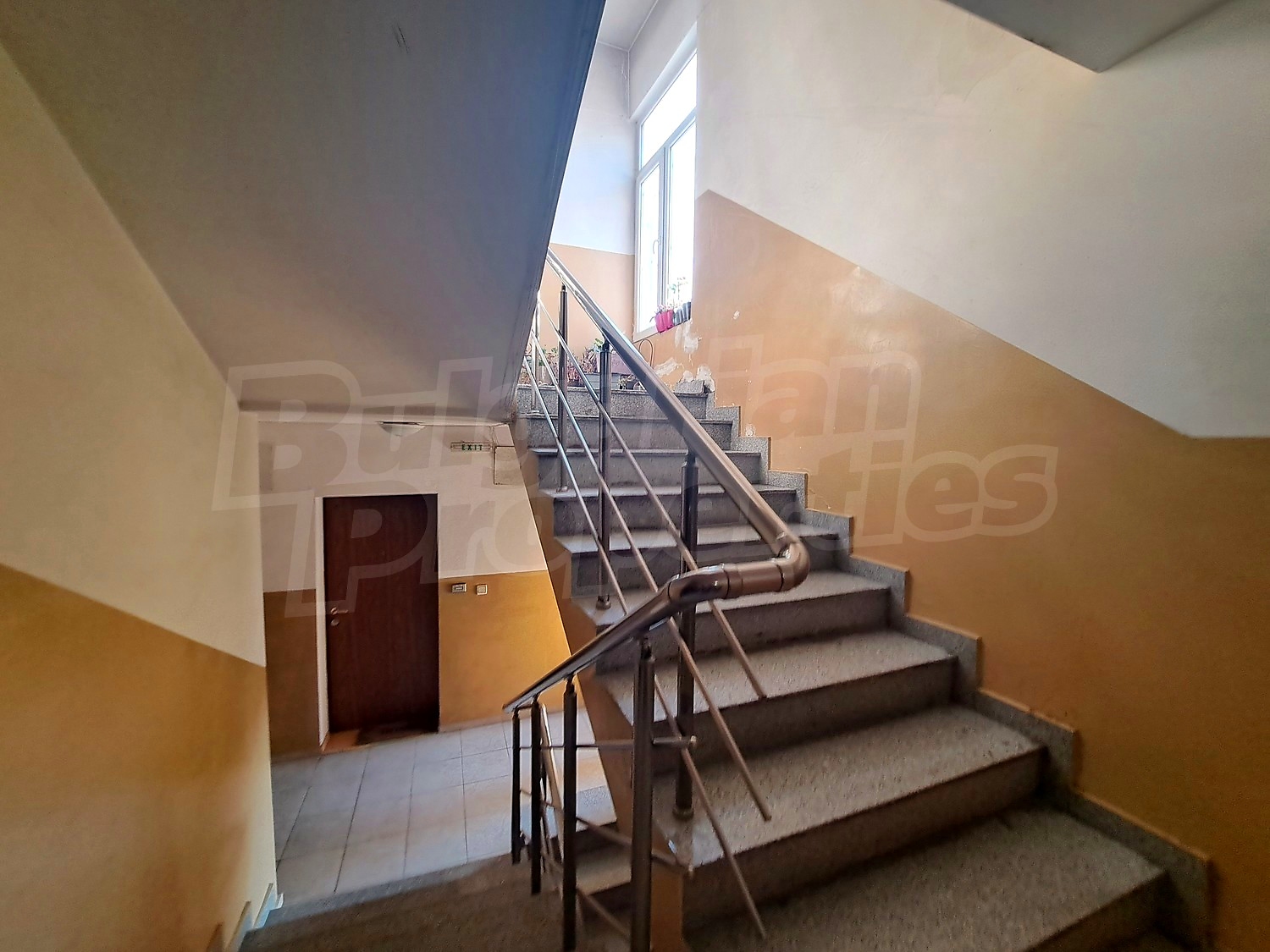 stairs, inside building entrance