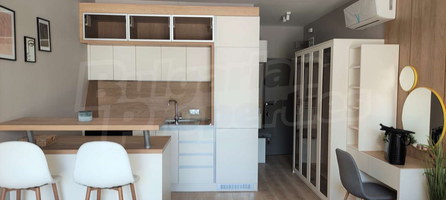 inside, kitchen, furnished