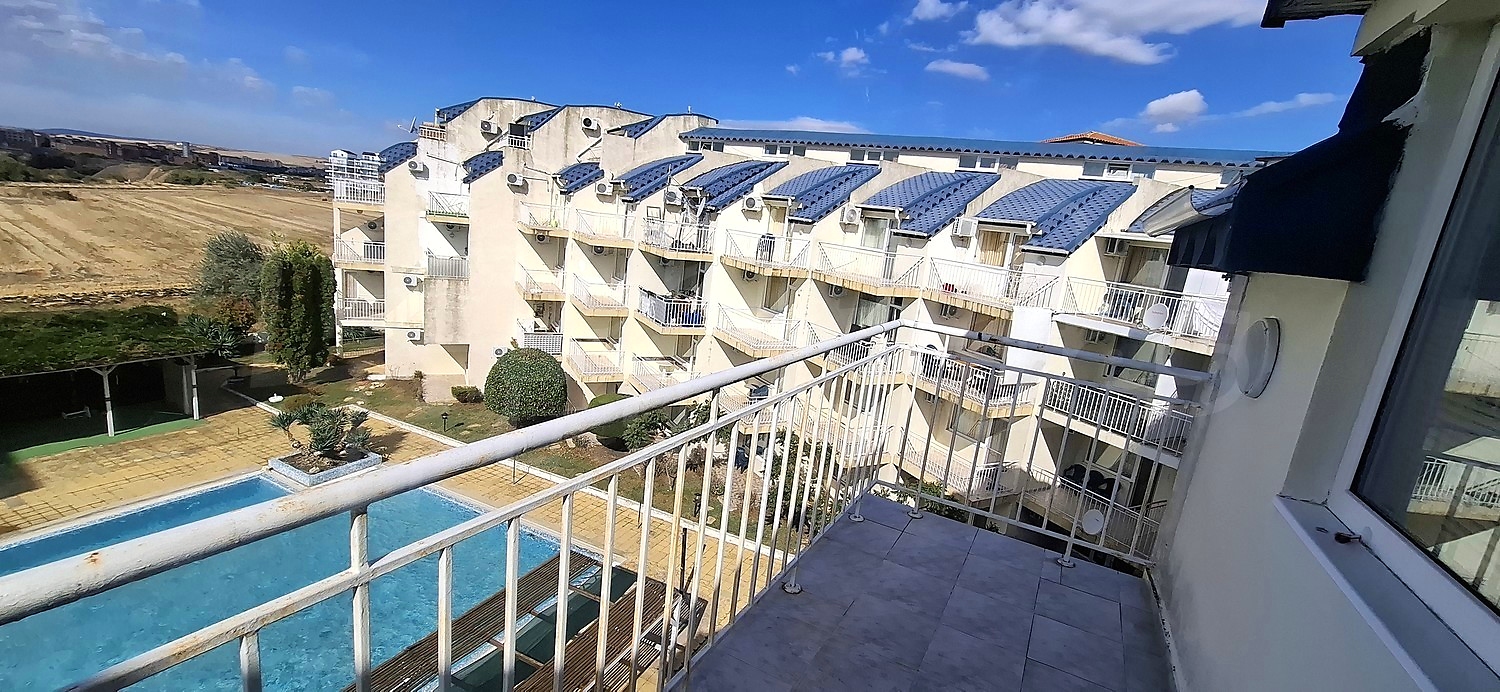 outside, balcony, pool, facade