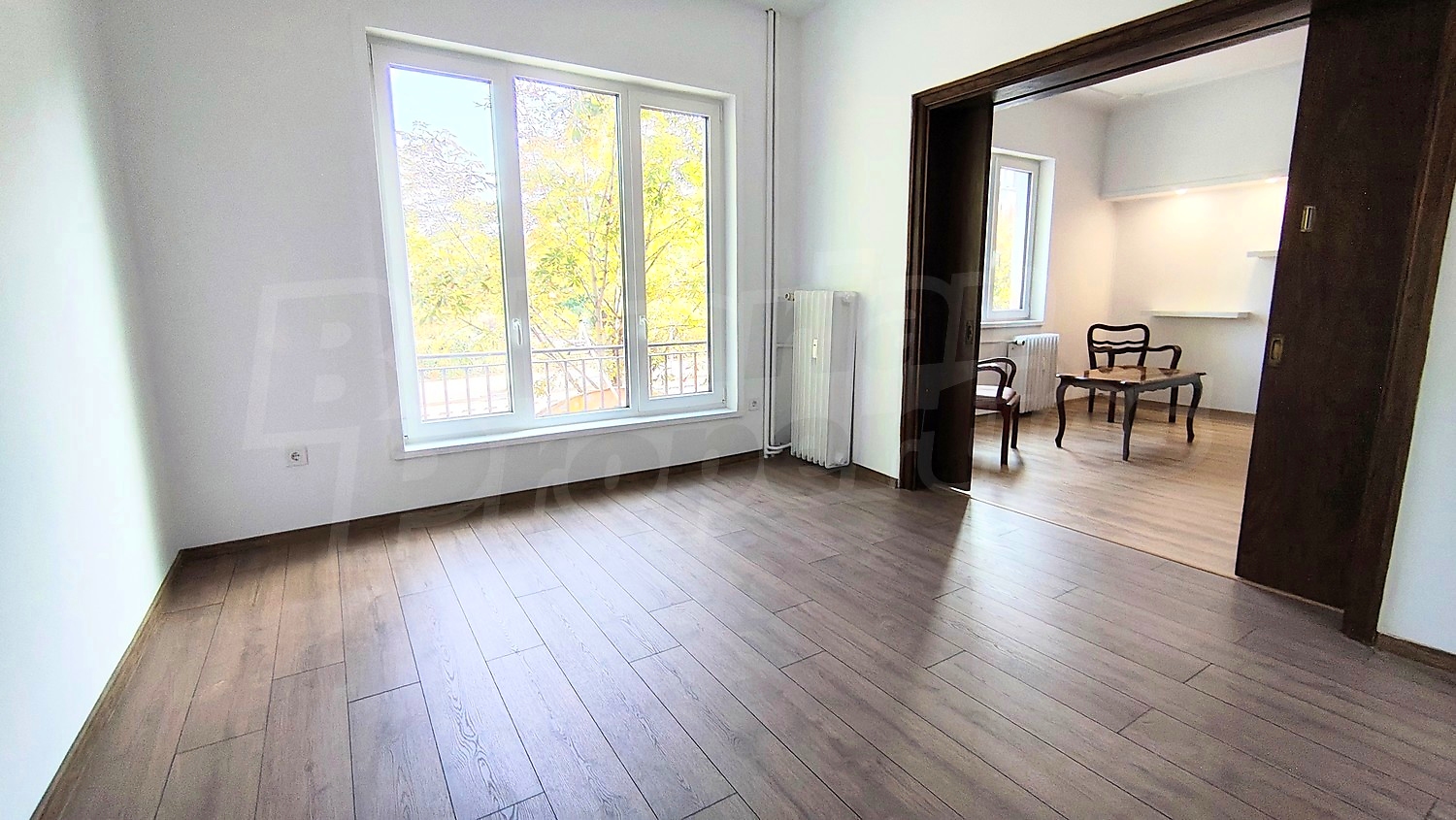 inside, balcony, furnished