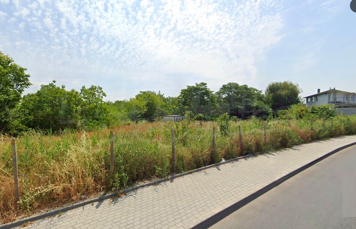 outside, green area