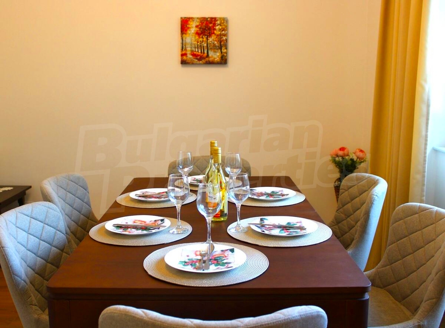 inside, furnished