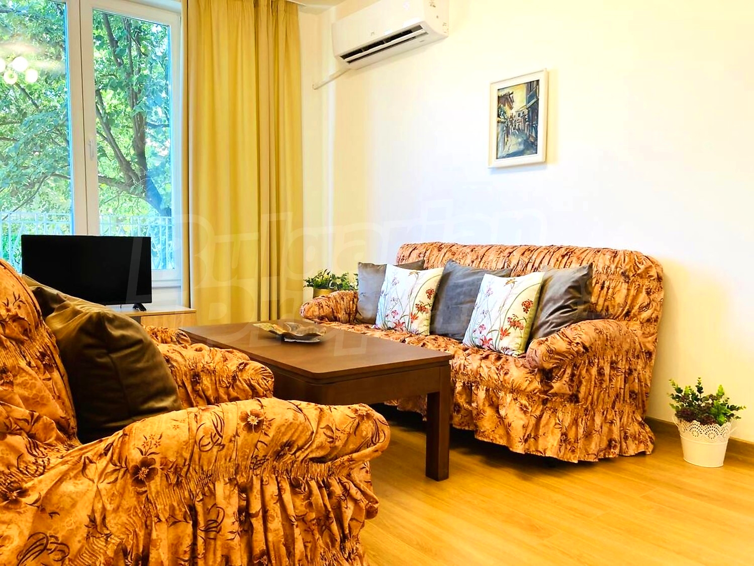 inside, living room, furnished