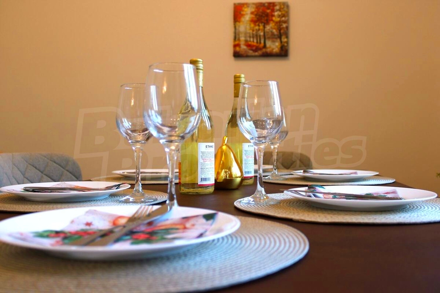 inside, furnished