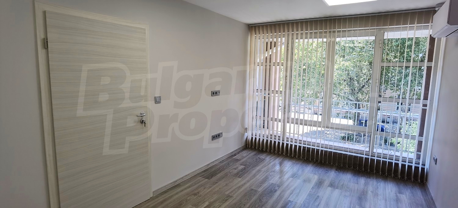 inside, view from balcony, furnished
