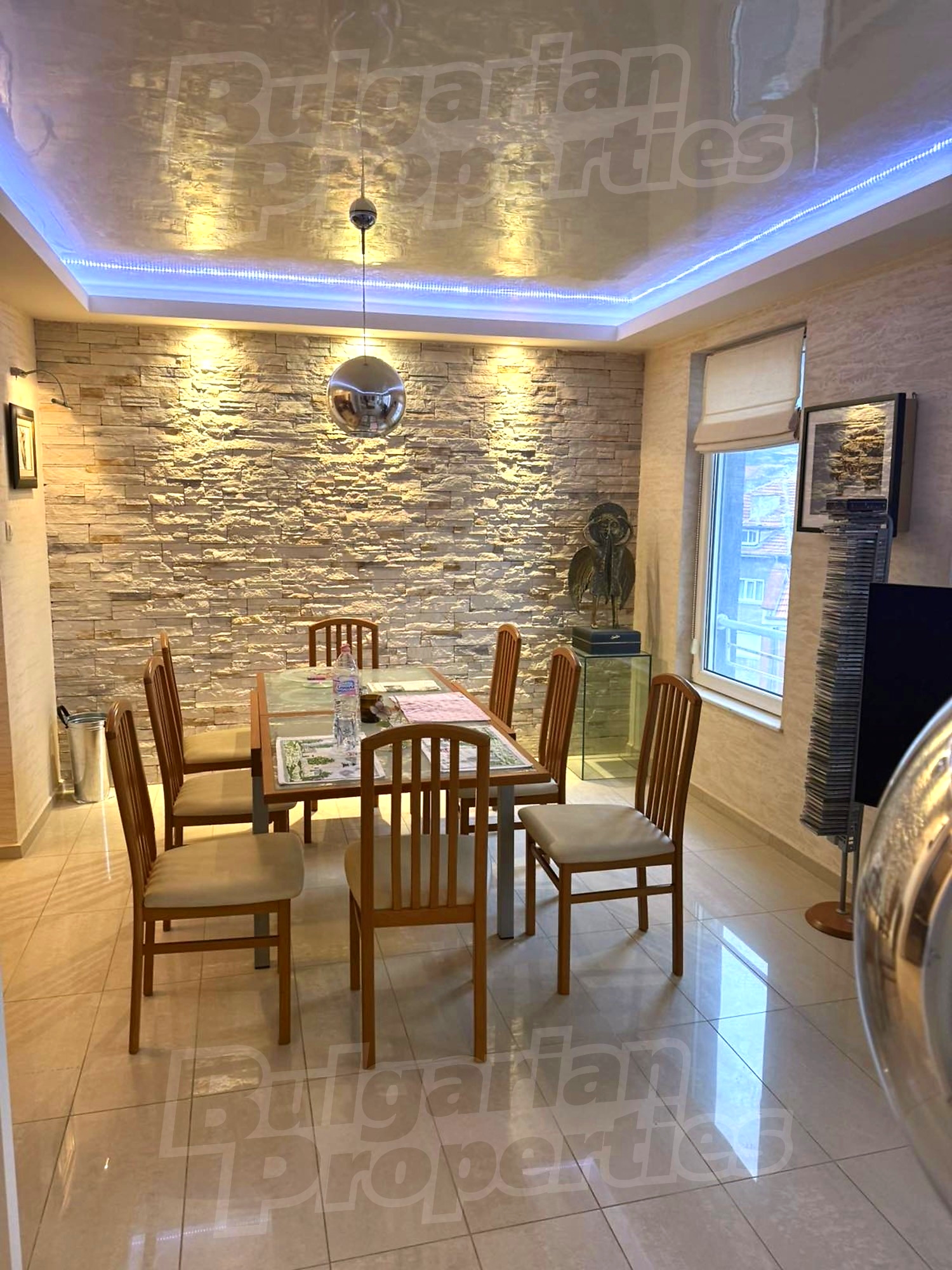 inside, furnished