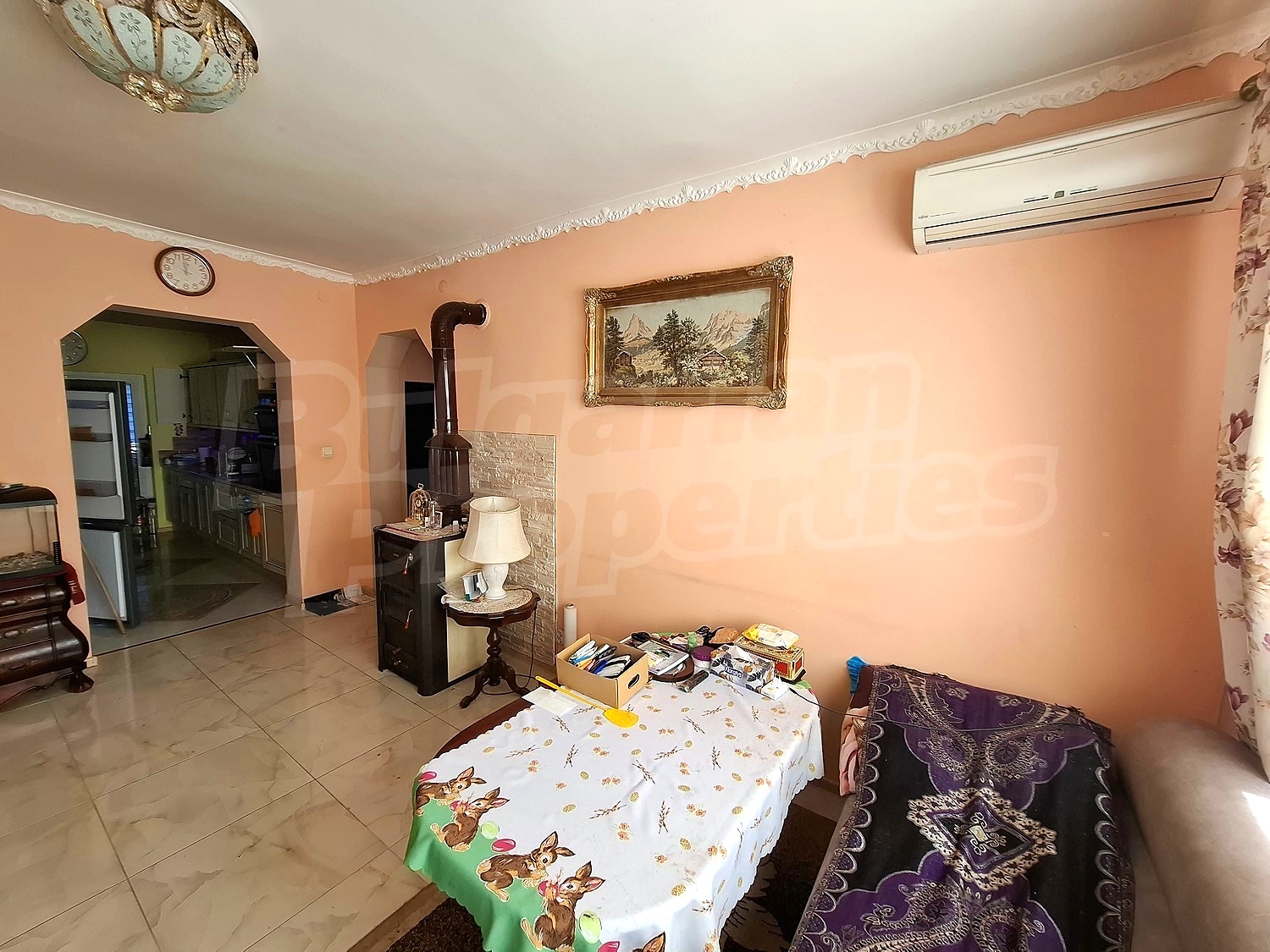 inside, living room, furnished