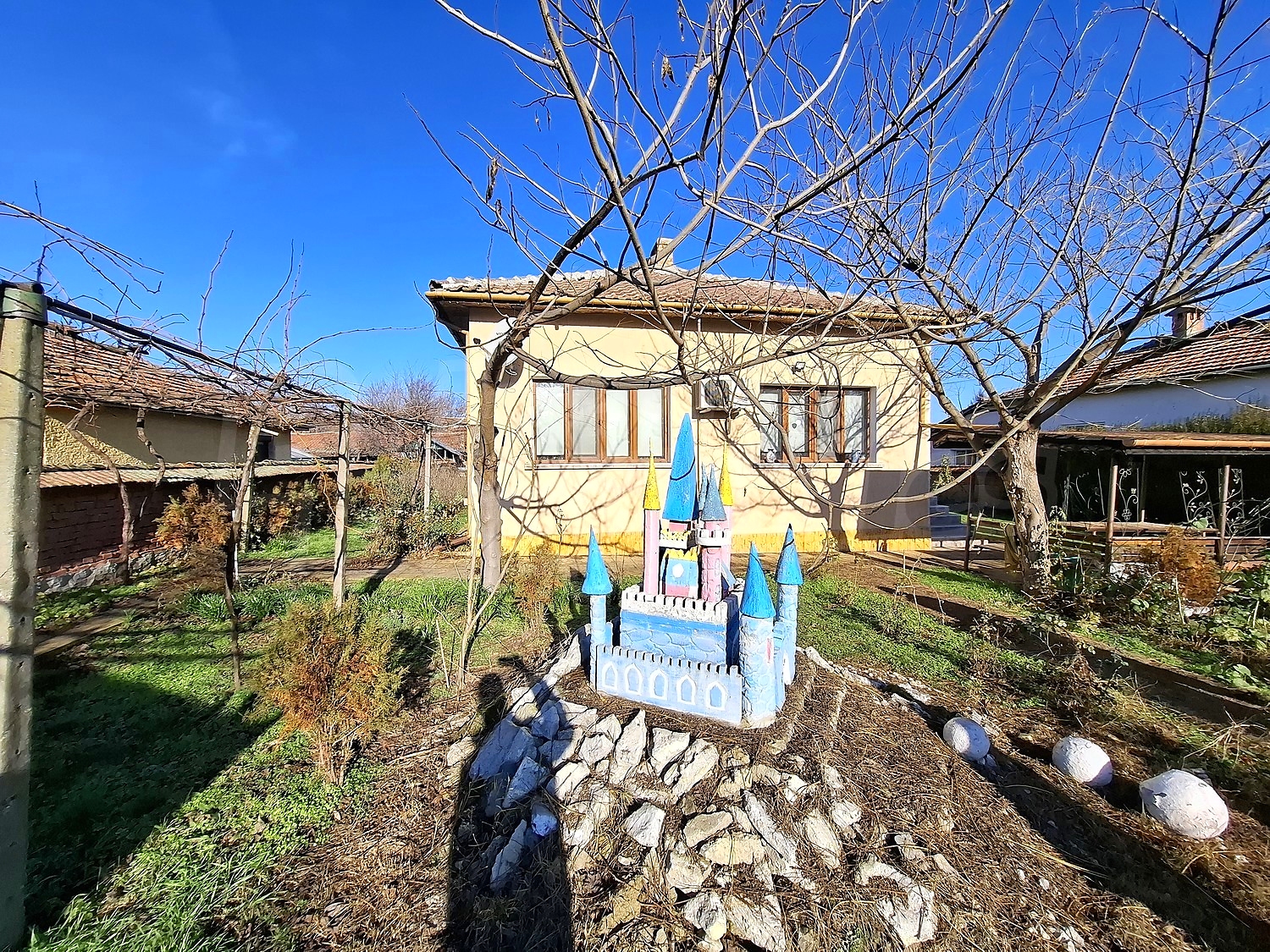 outside, garden, facade
