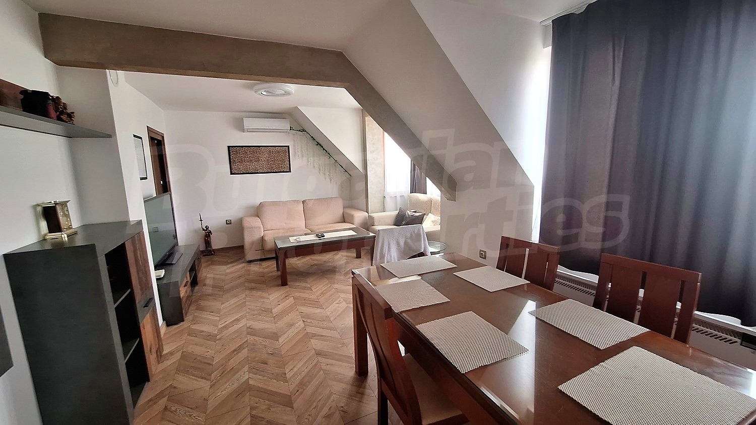inside, living room, furnished