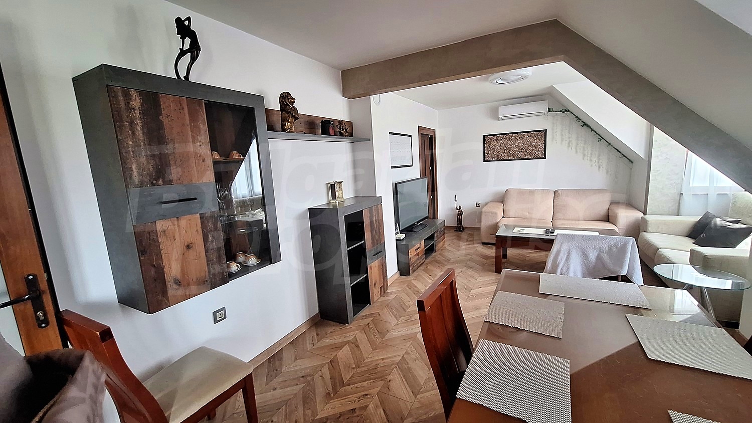 inside, living room, furnished
