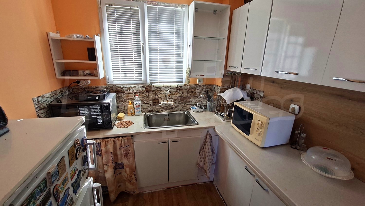 inside, kitchen, furnished