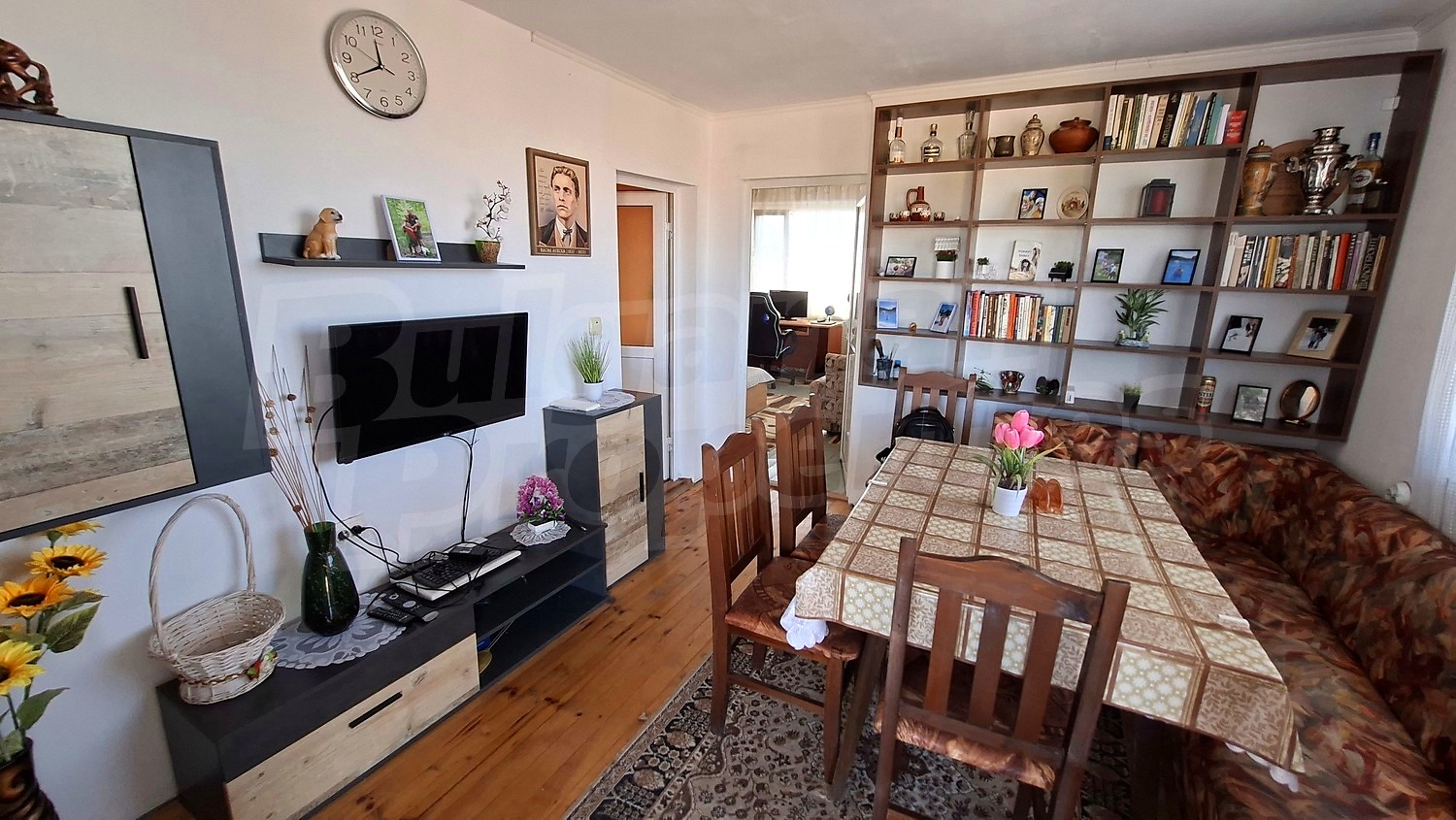inside, living room, furnished