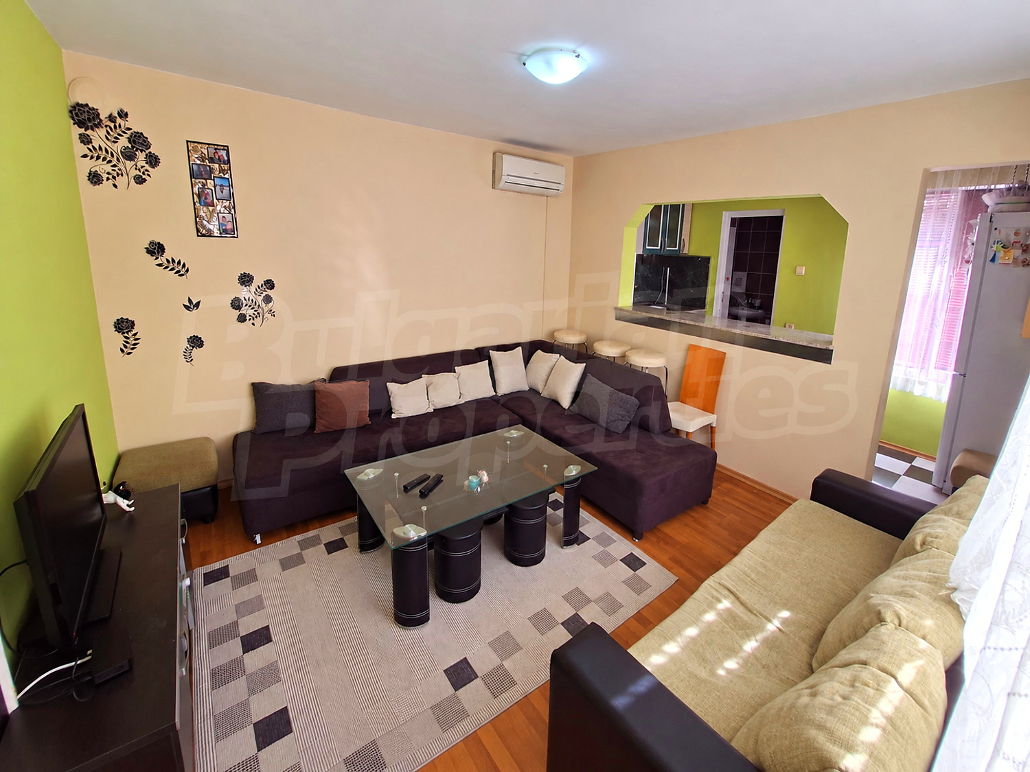 inside, living room, furnished