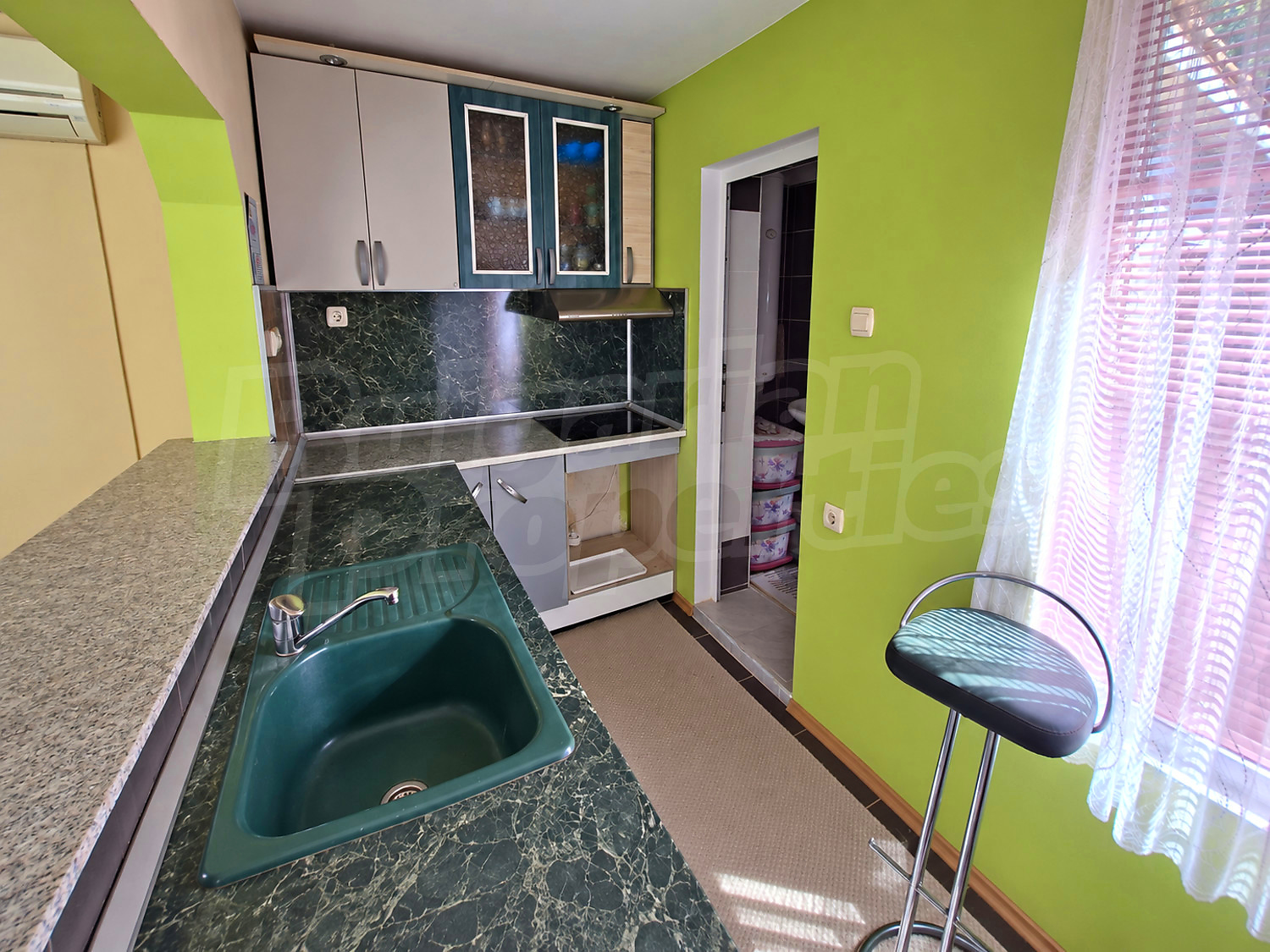 inside, kitchen, furnished