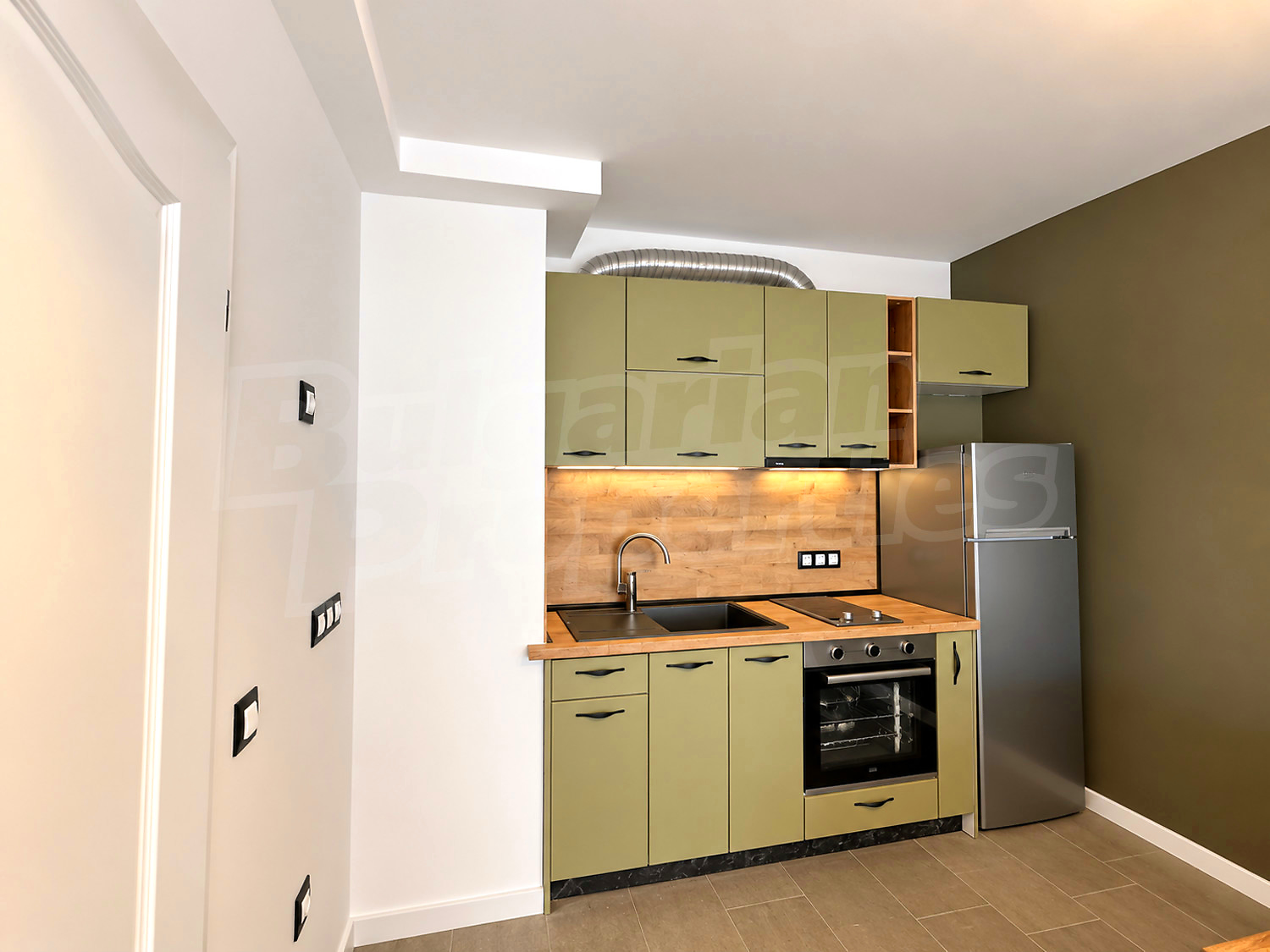 inside, kitchen, furnished