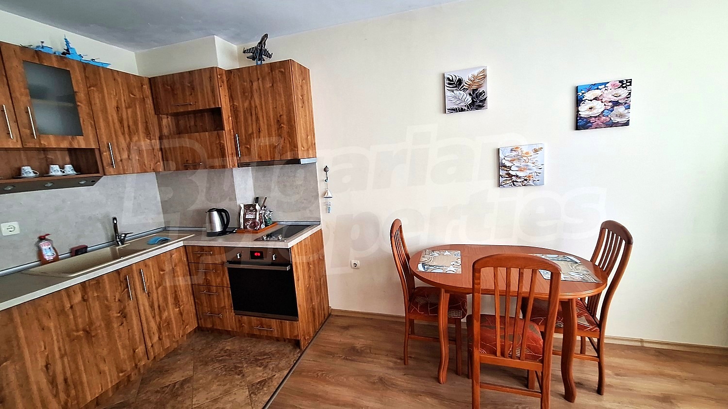 inside, kitchen, furnished