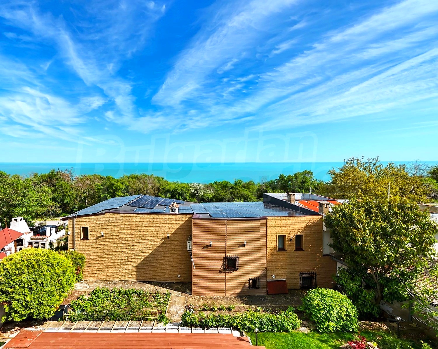 outside, sea, garden, green area