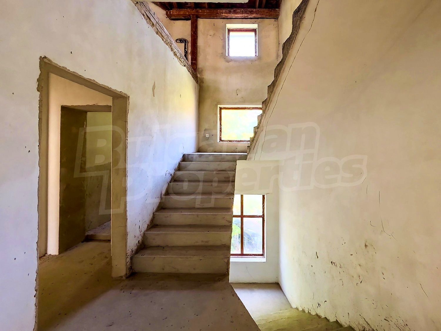 inside, stairs