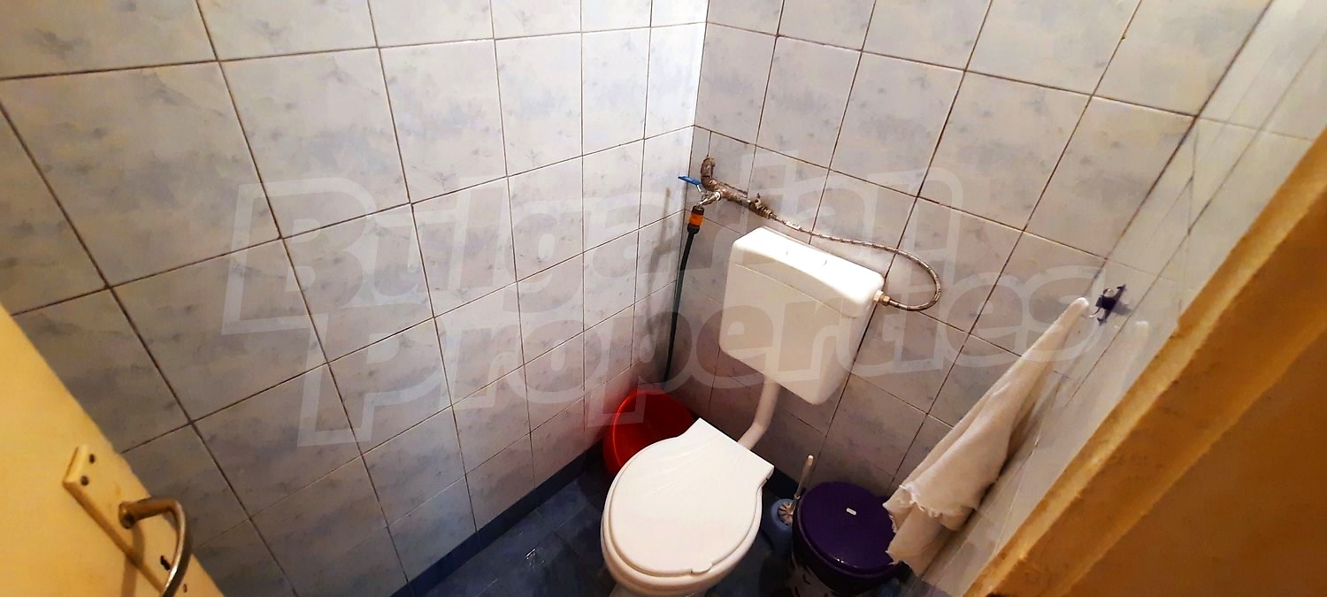 inside, toilet