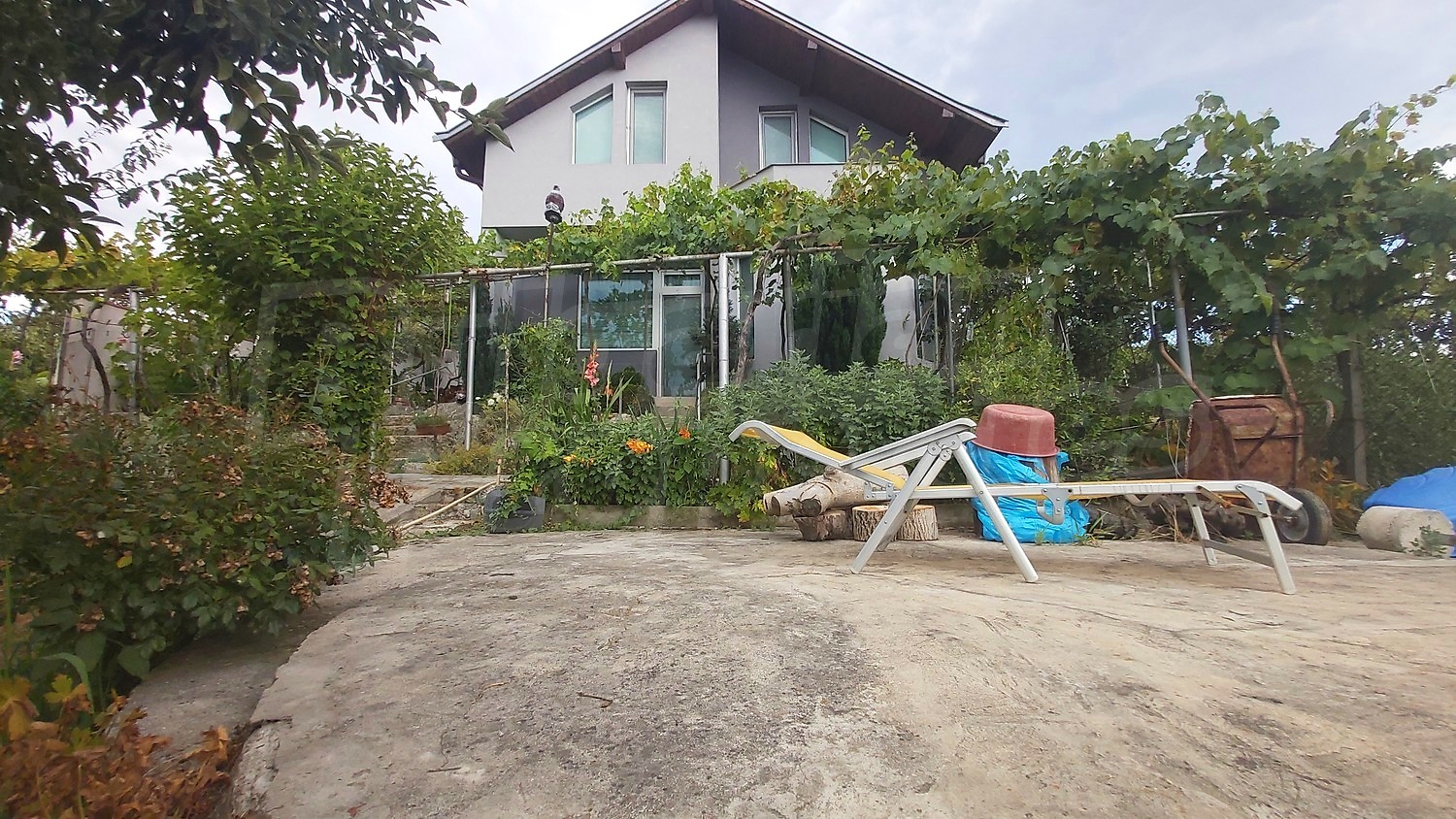 outside, garden, facade