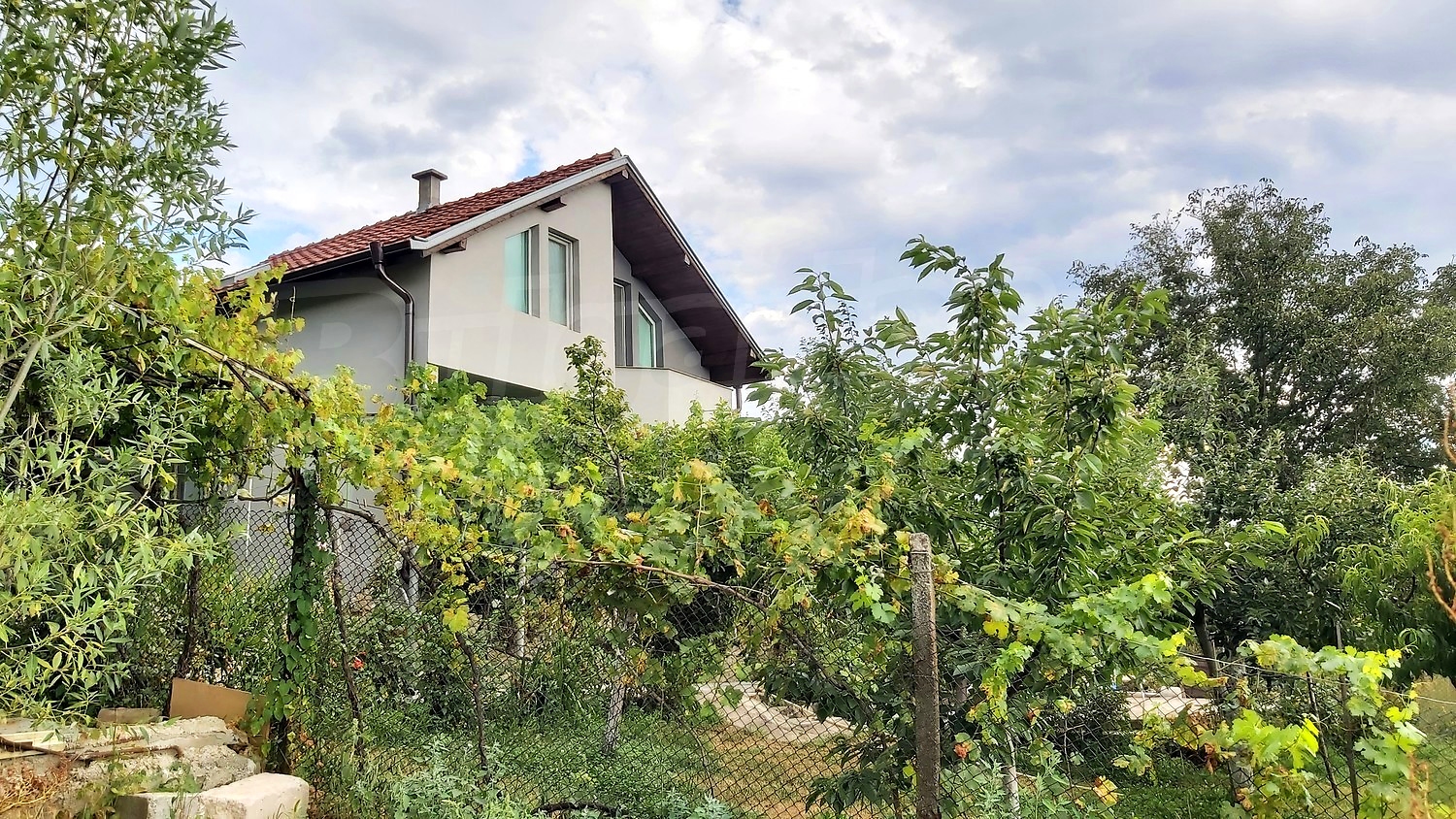 outside, facade, garden, green area