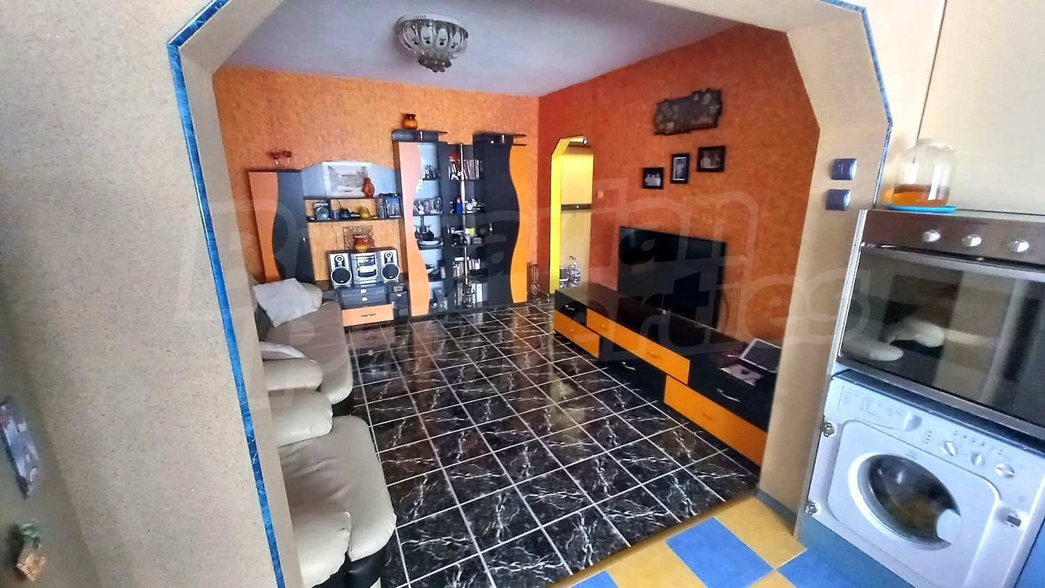 inside, living room, furnished