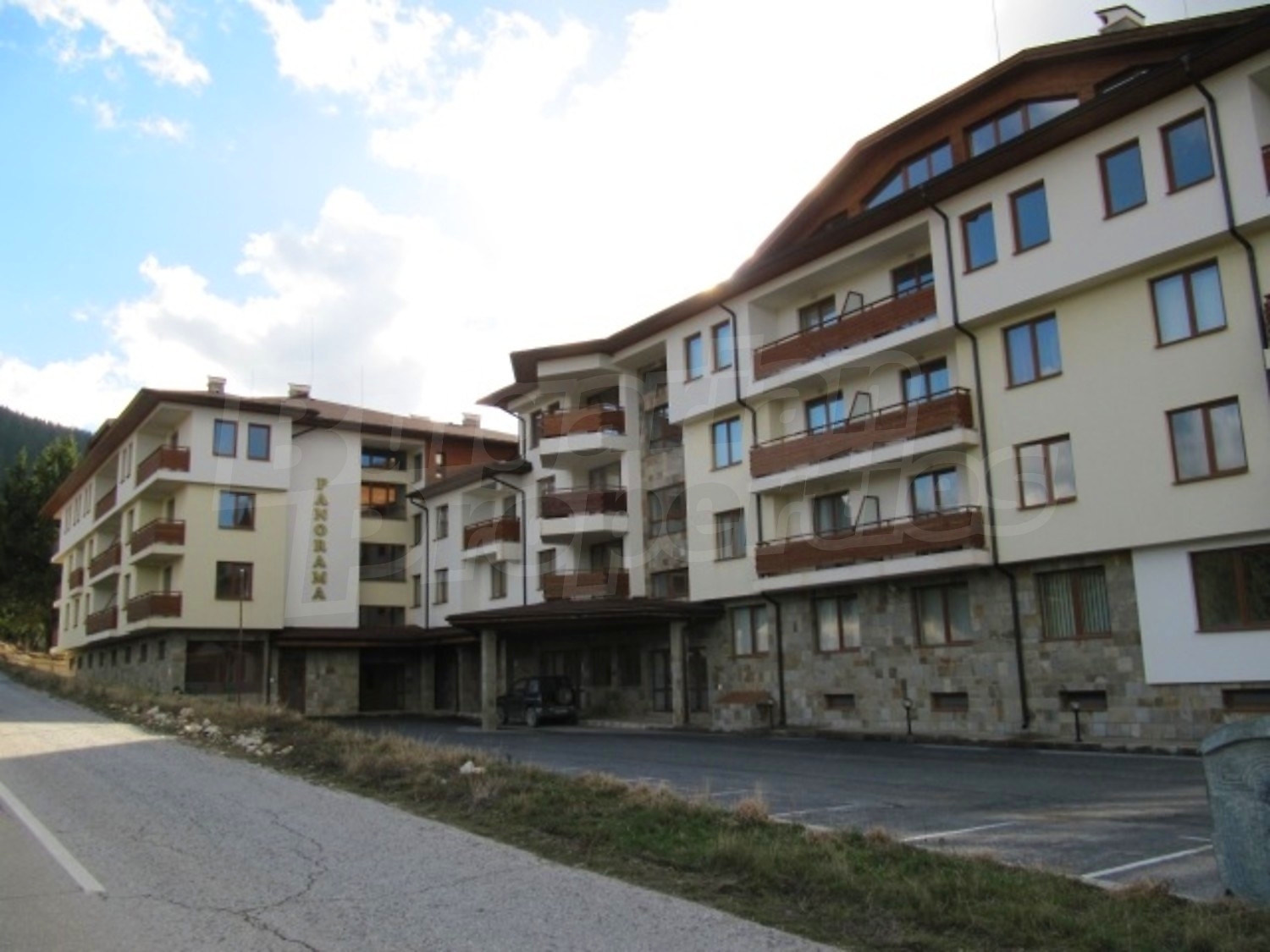 outside, facade, parking