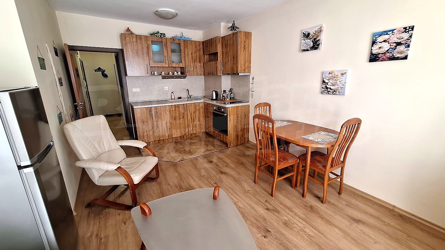 inside, kitchen, furnished