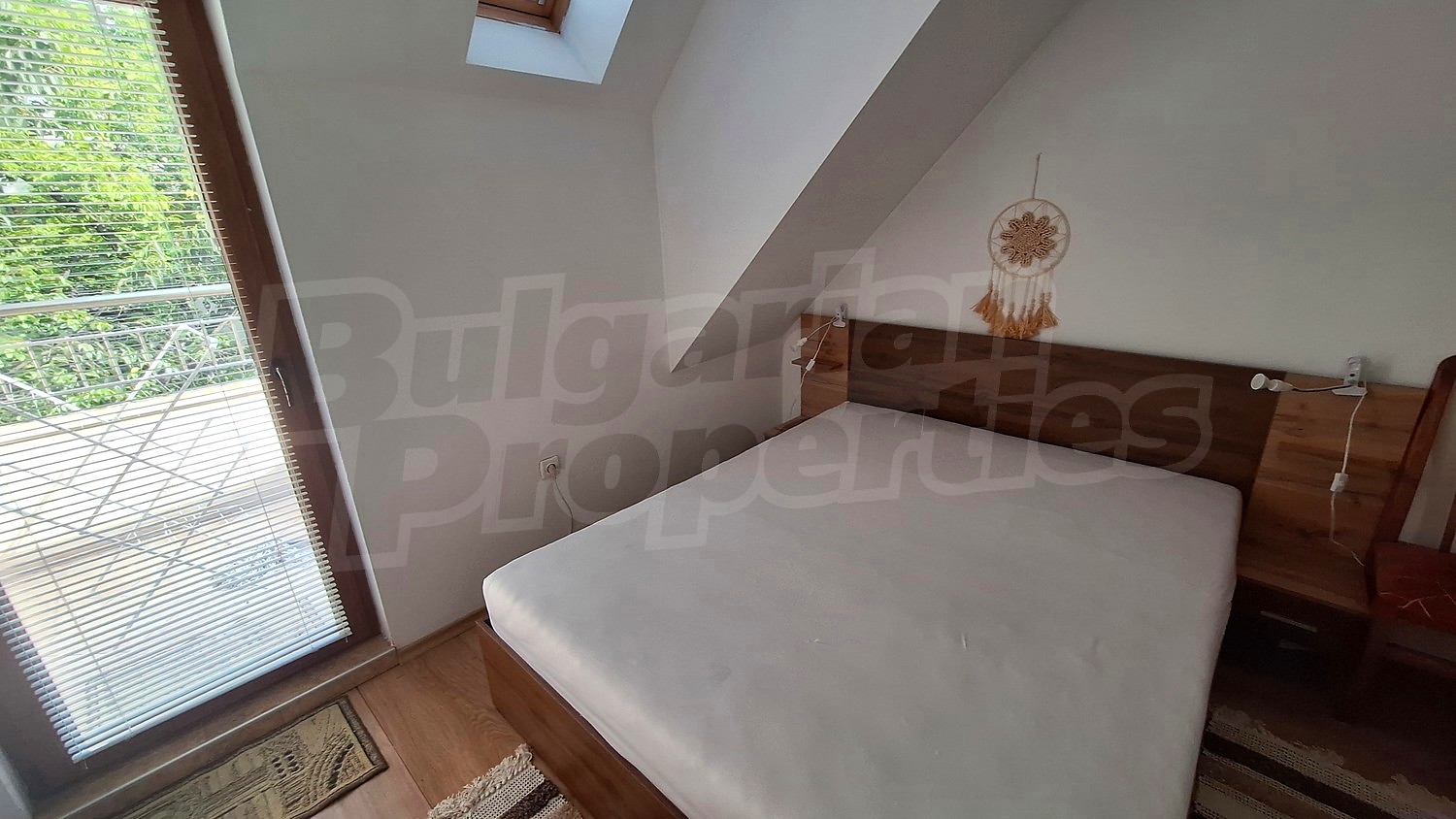 inside, bedroom, balcony, furnished