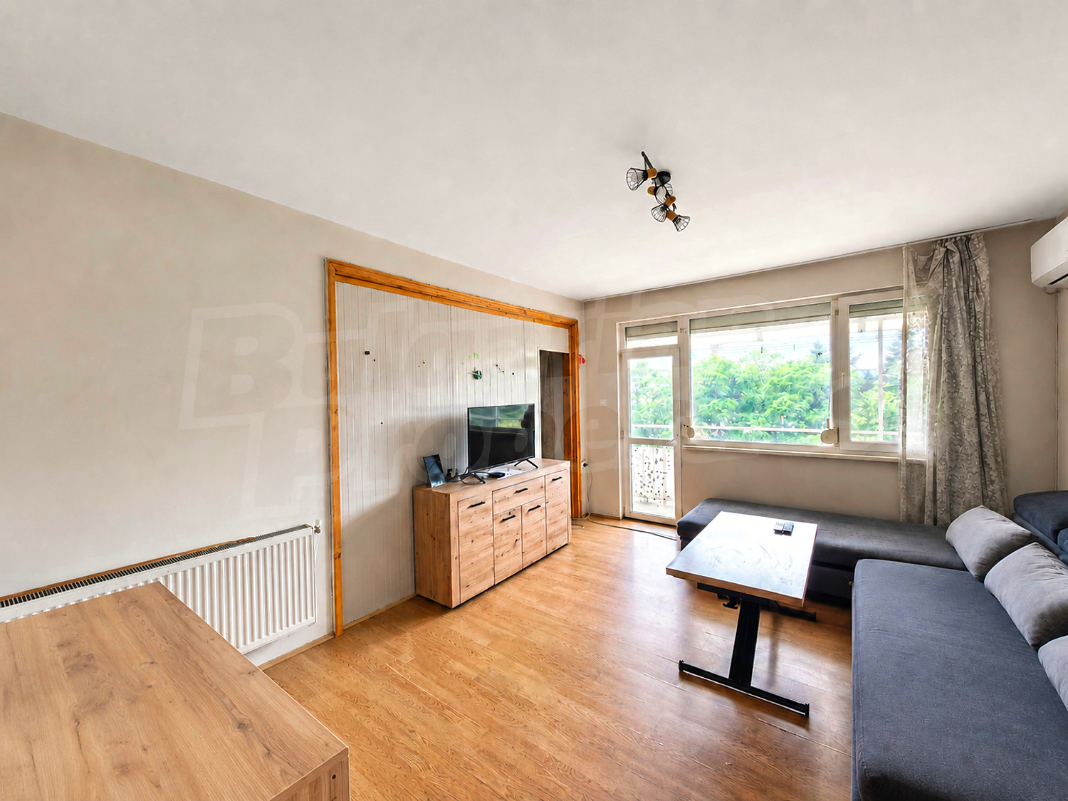 inside, living room, furnished