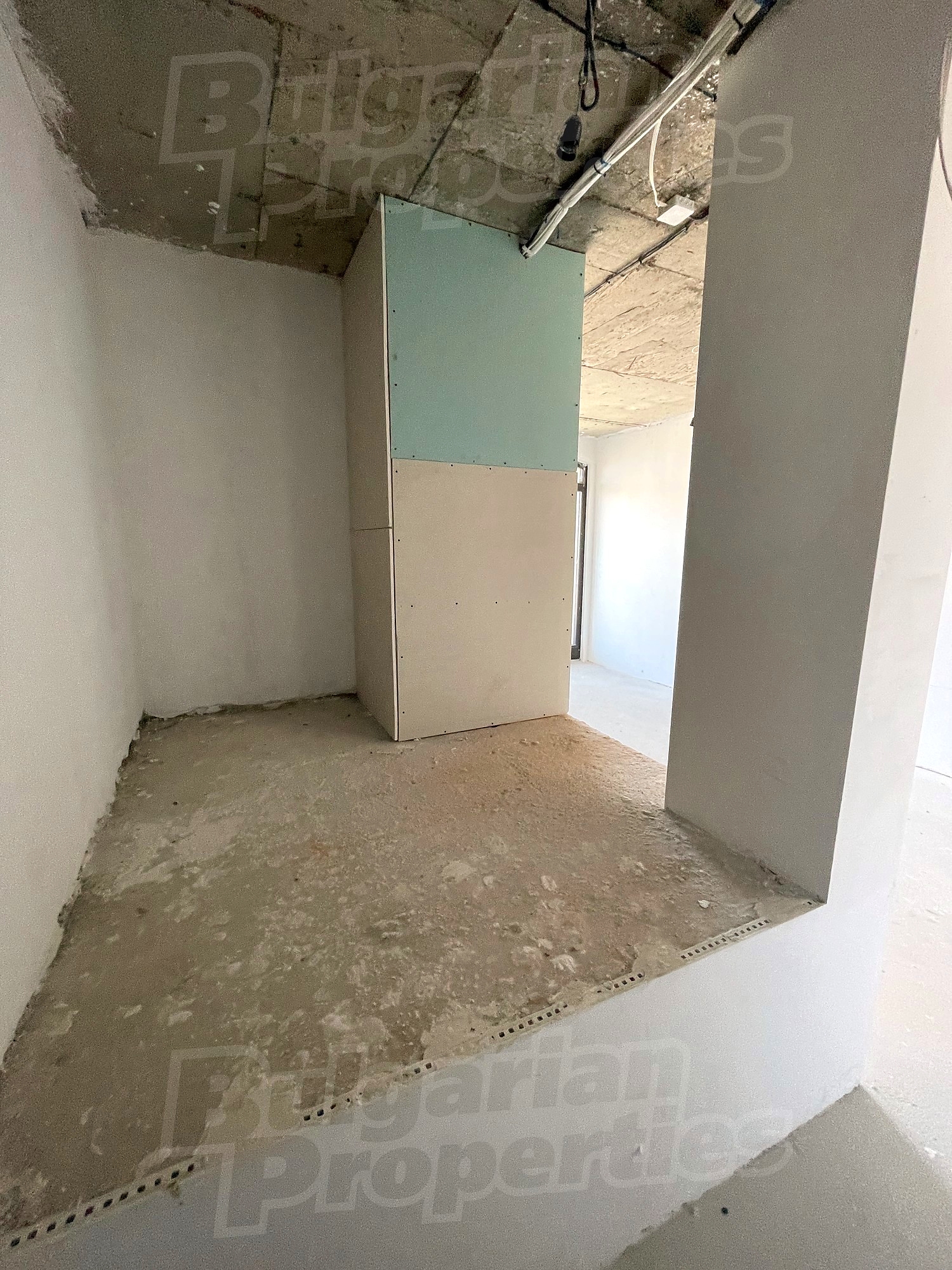 inside, unfurnished
