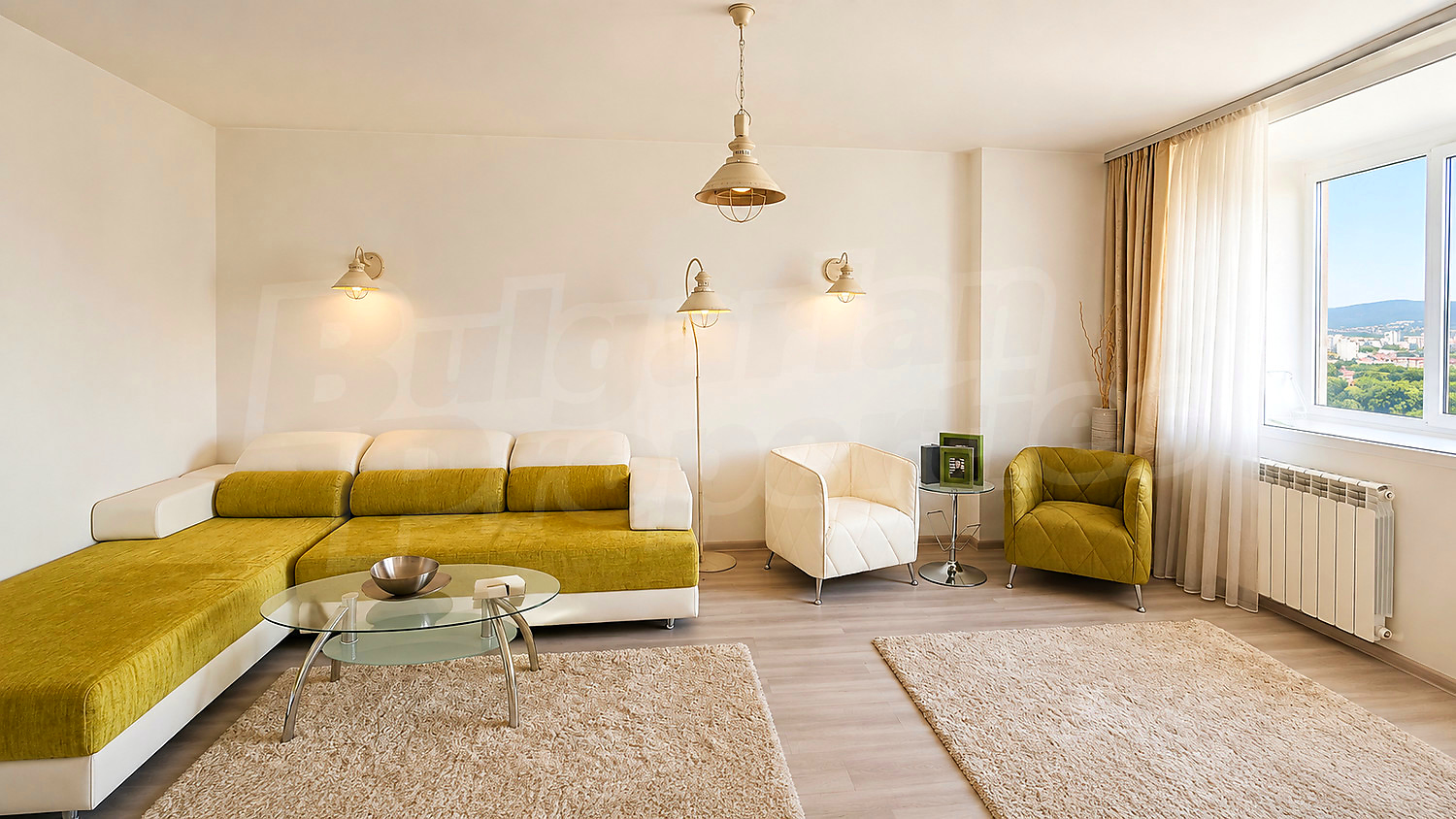 inside, living room, furnished
