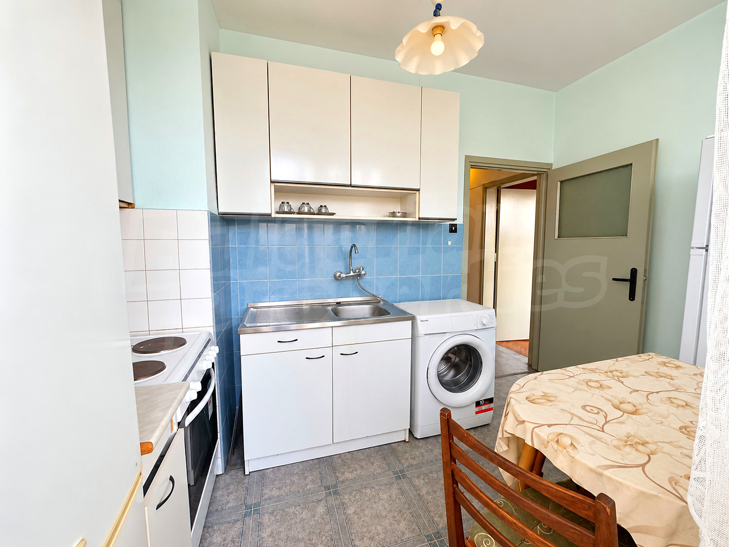 inside, kitchen, furnished