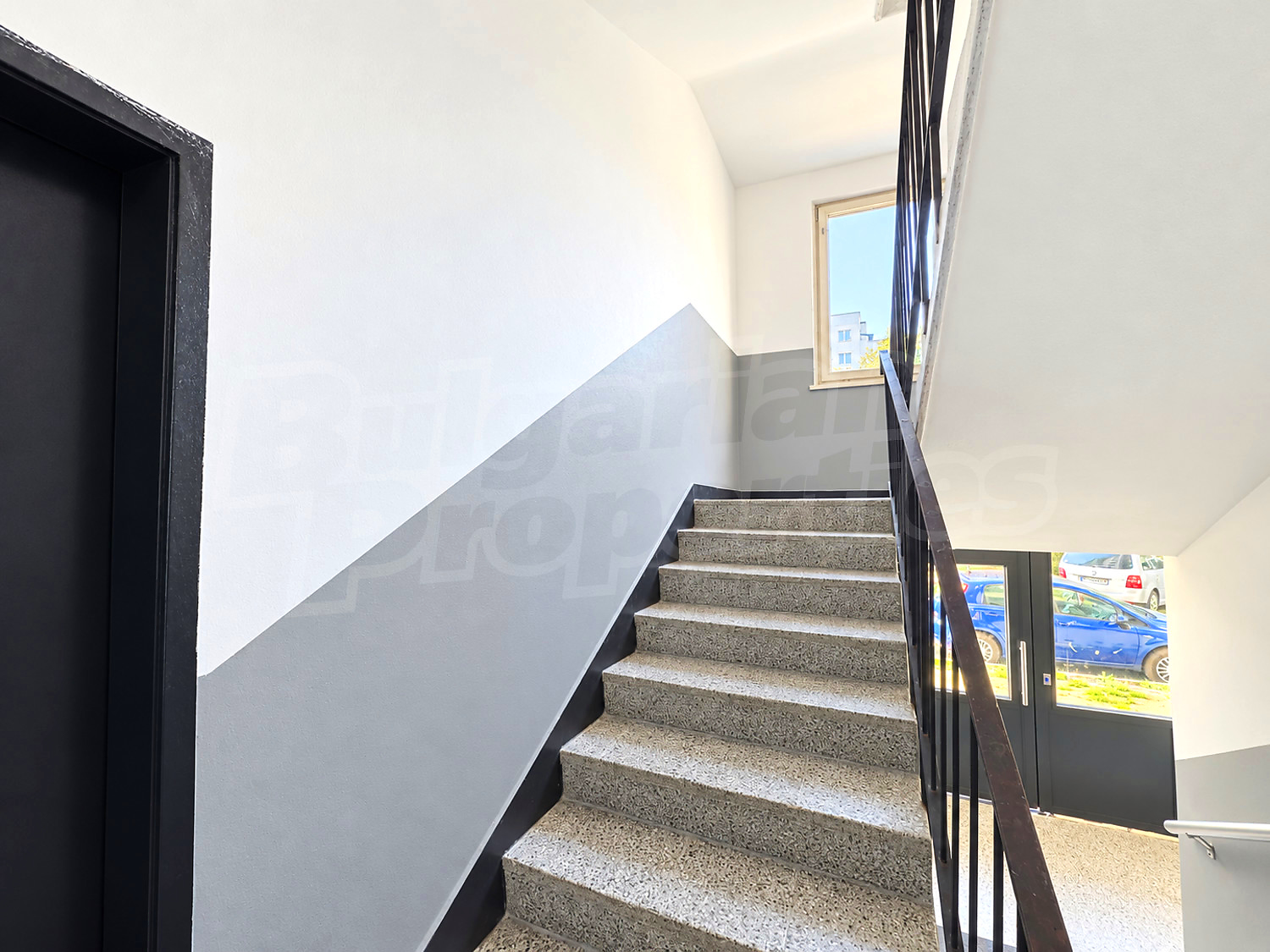 inside, stairs, inside building entrance
